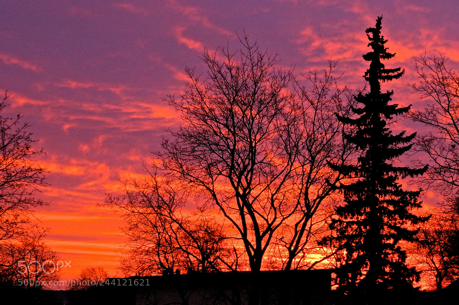 Pentax K100D sample photo. Sunrise photography