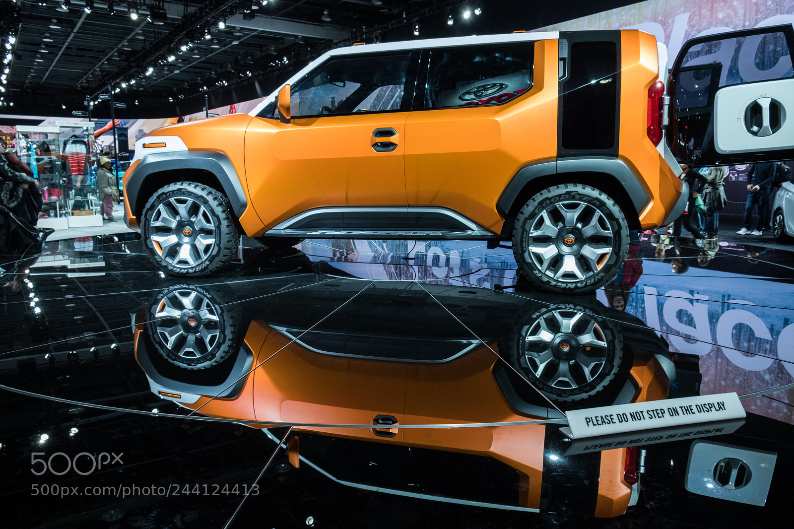Fujifilm X-T2 sample photo. Toyota prototype suv photography