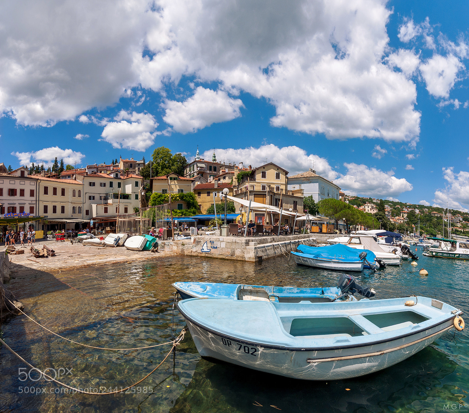 Nikon D200 sample photo. Volosko harbour, opatia photography