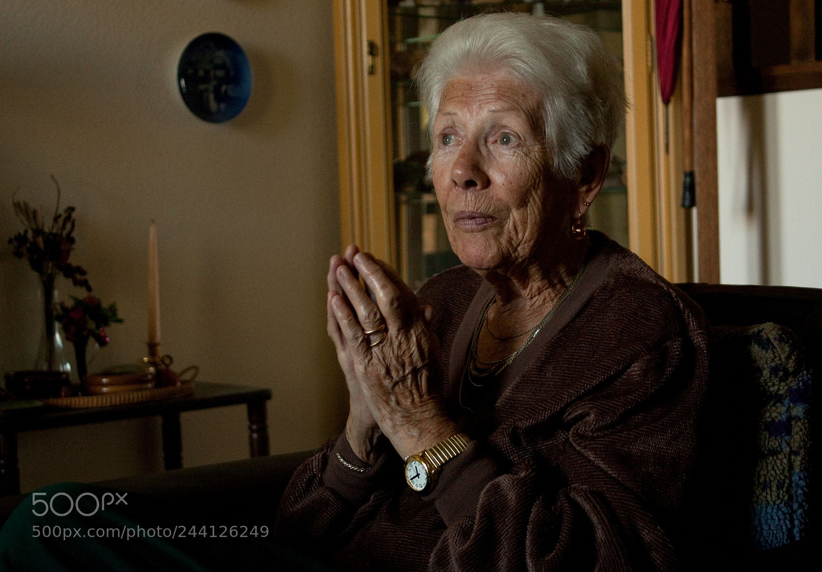 Canon EOS 450D (EOS Rebel XSi / EOS Kiss X2) sample photo. My mother, age 92 photography