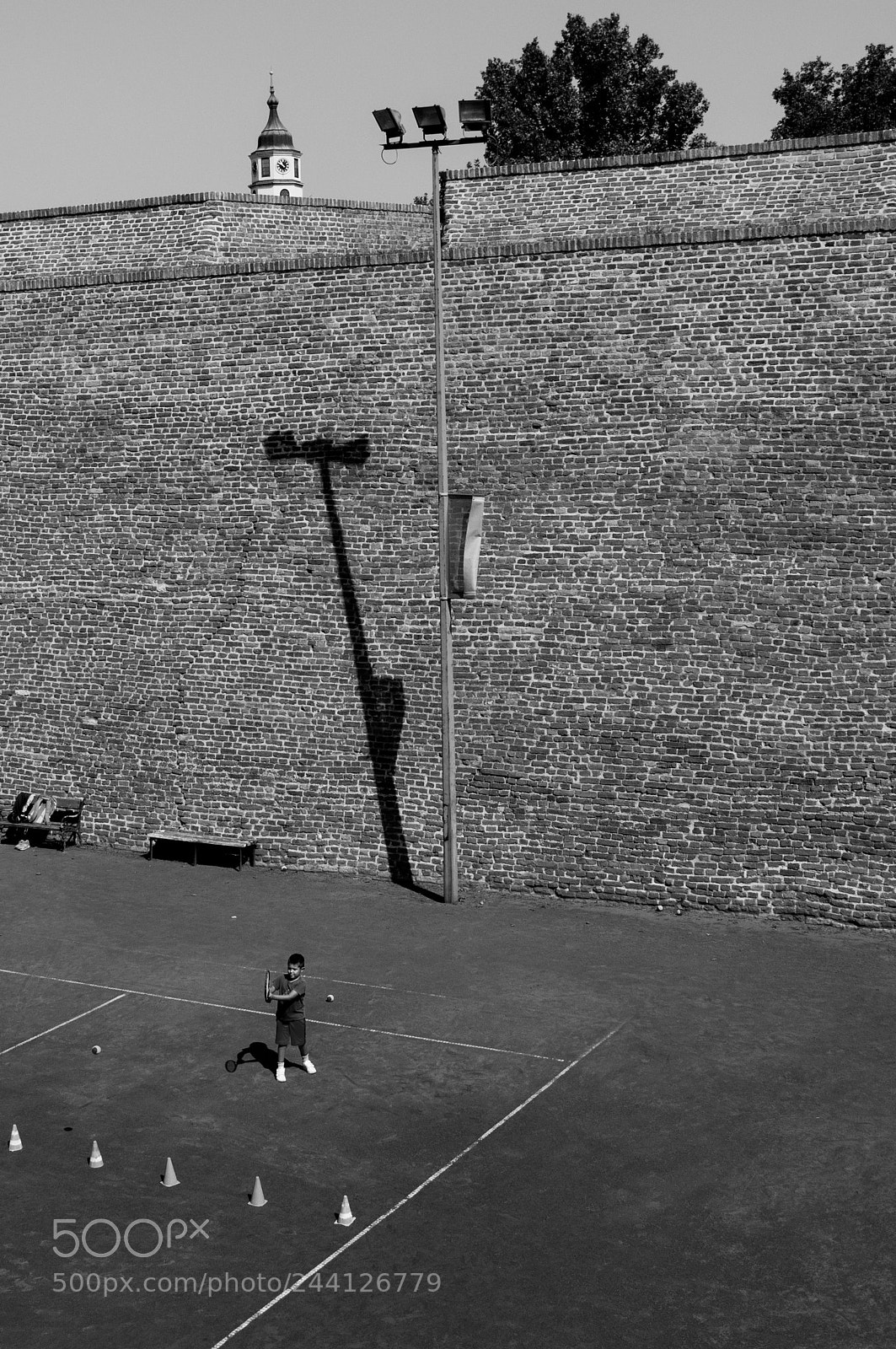 Nikon D90 sample photo. Tennis lesson in kalemegdan photography