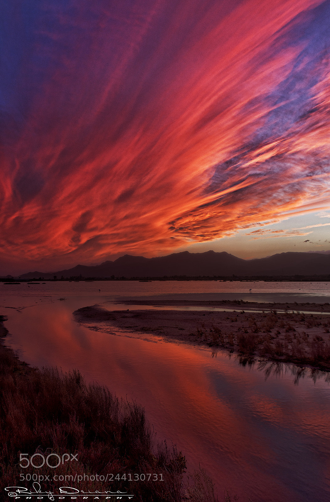 Nikon D7200 sample photo. Fiery clouds photography