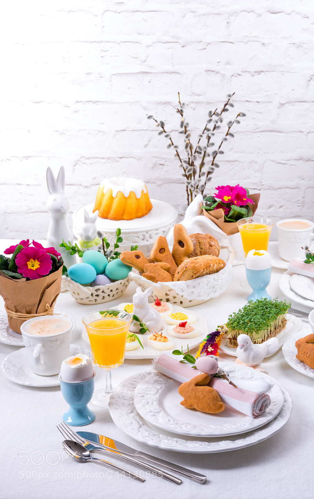 Nikon D810 sample photo. Easter table photography
