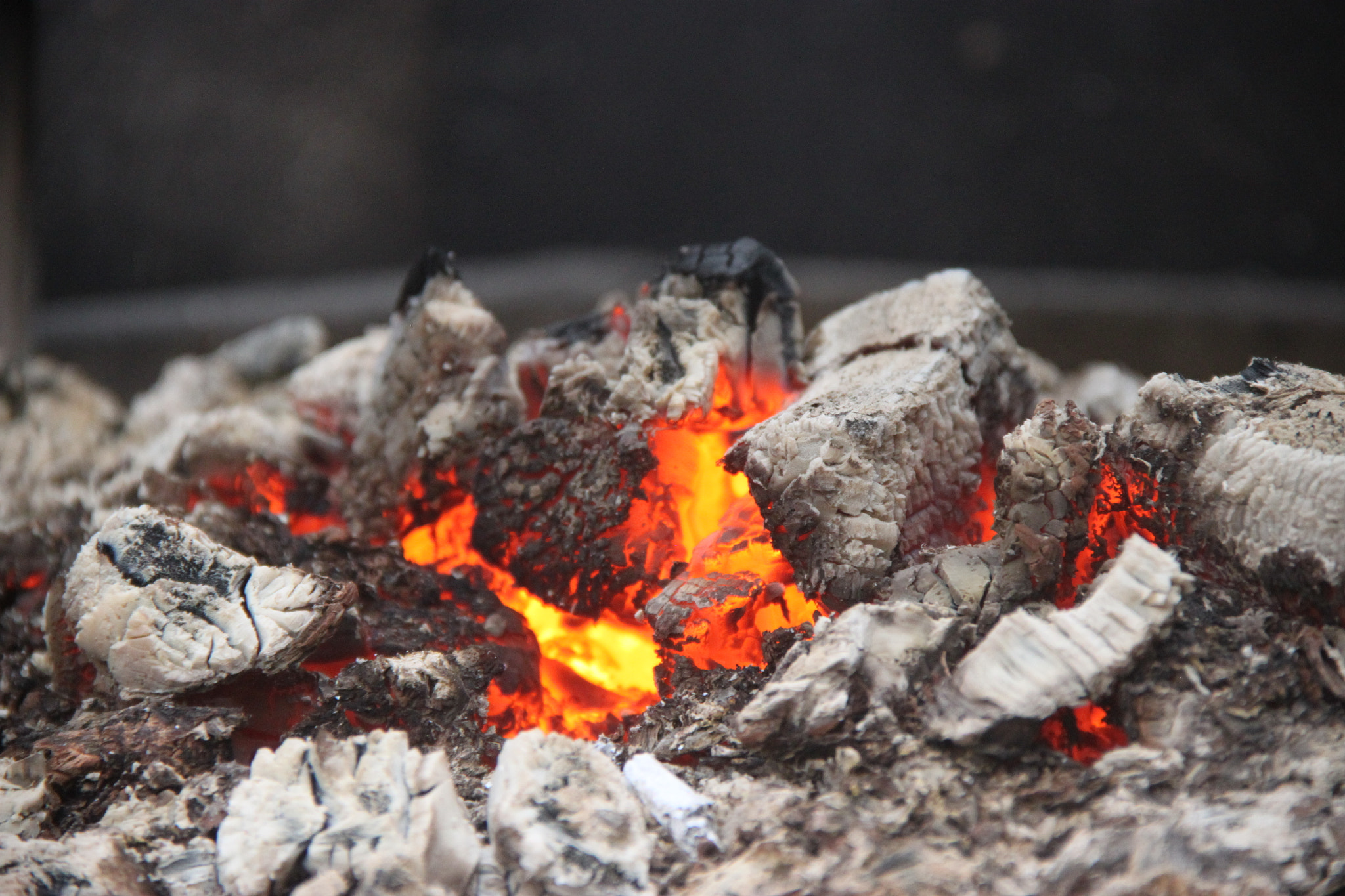 Canon EF-S 18-135mm F3.5-5.6 IS sample photo. Warm fire and ash photography