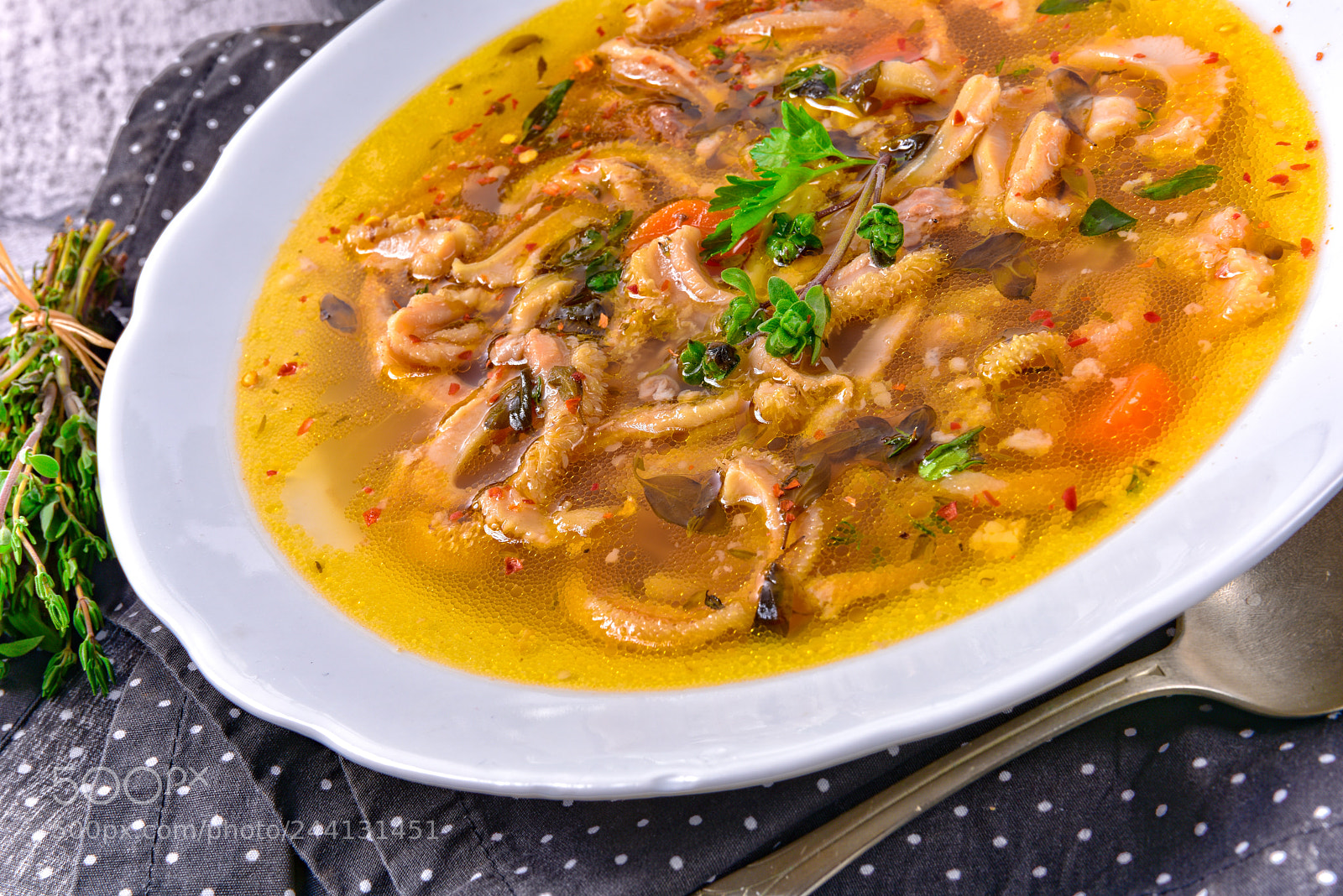 Nikon D810 sample photo. Tasty polish flaczki photography