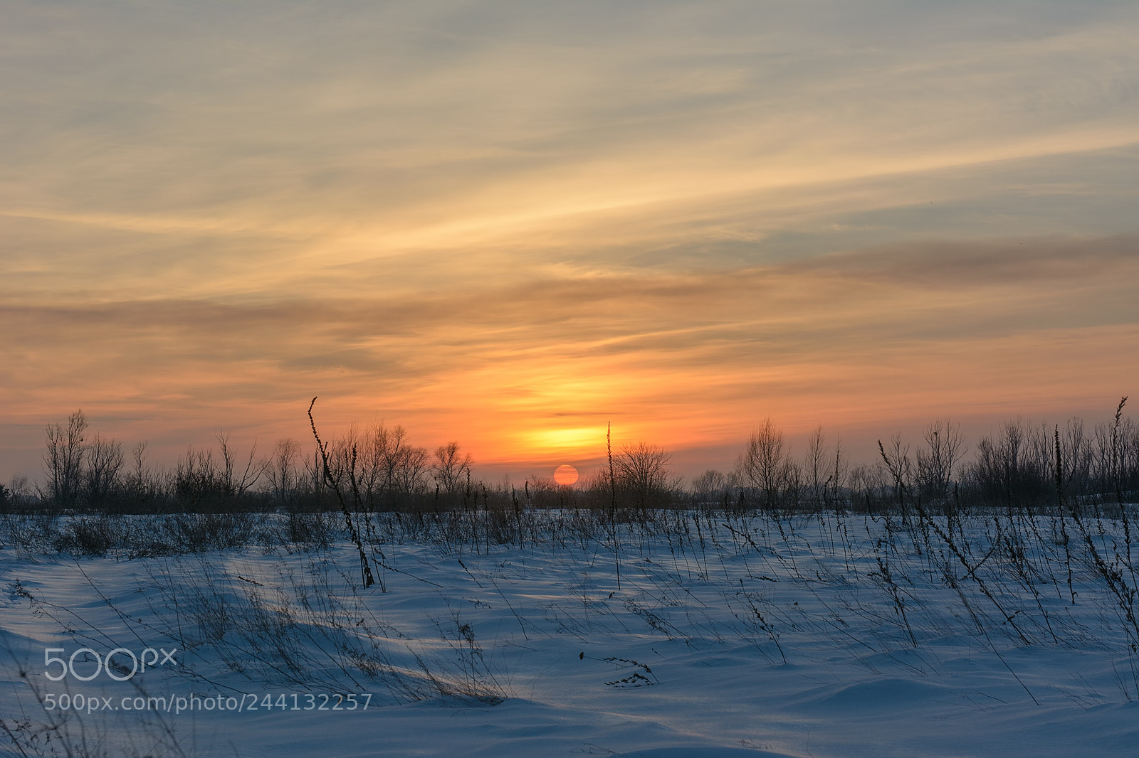 Nikon D7100 sample photo. Winter evening photography