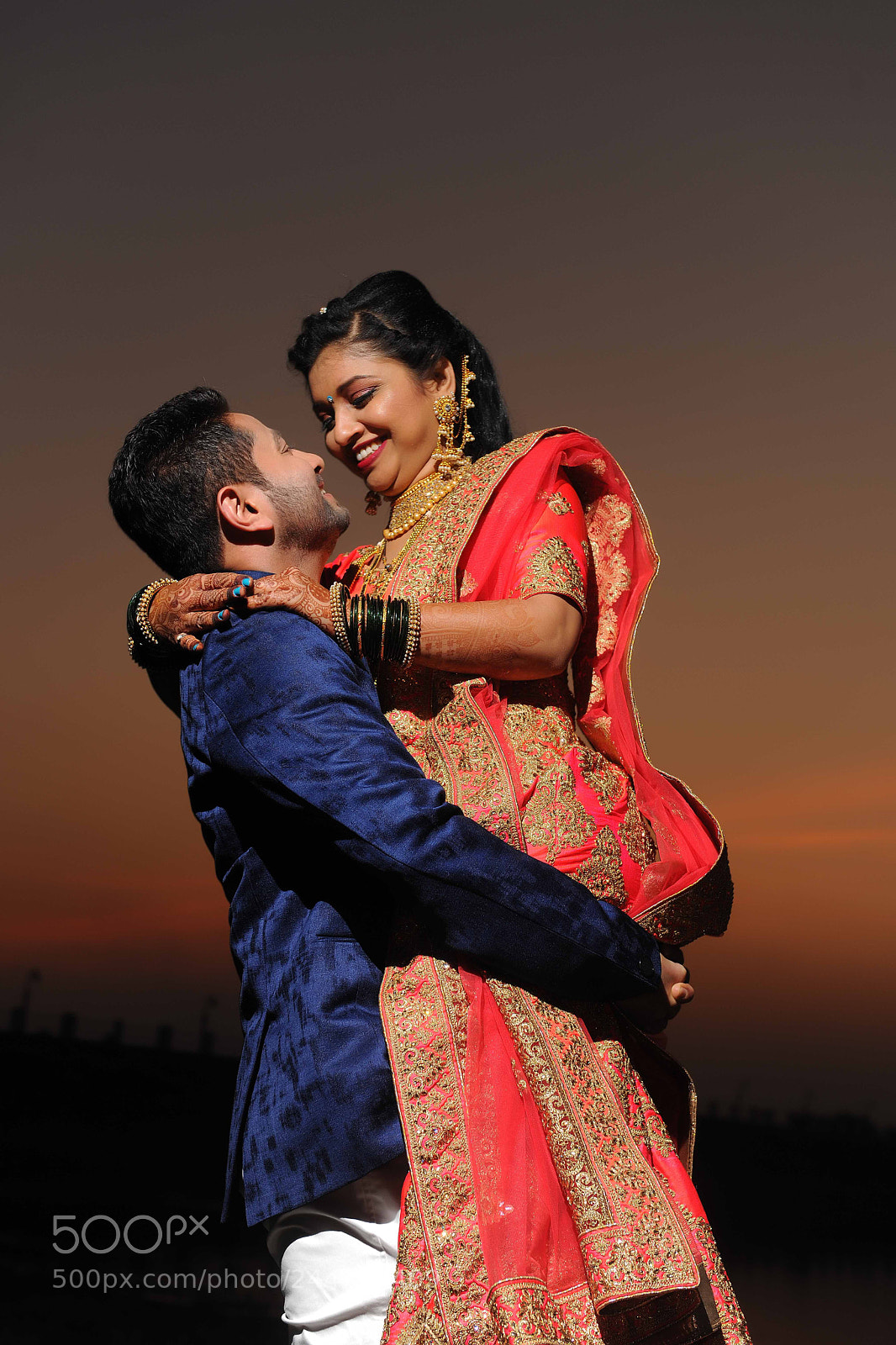 Nikon D3X sample photo. Indian wedding couple photography