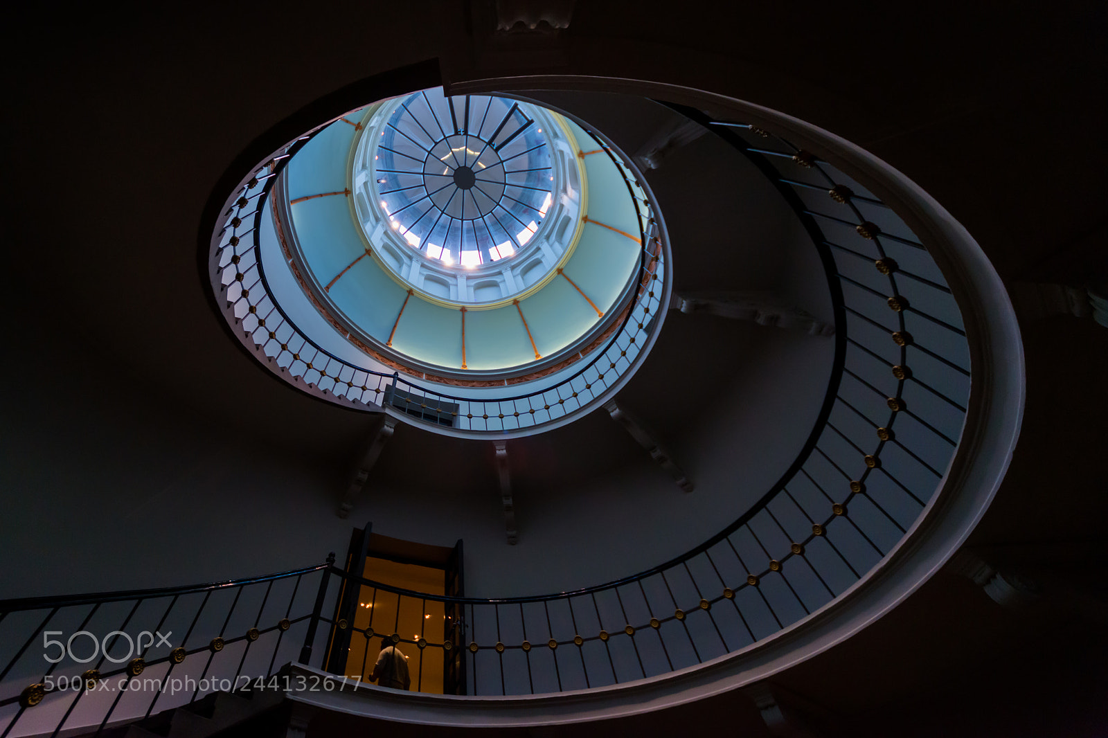 Nikon D800 sample photo. Berggruen spiral staircase photography