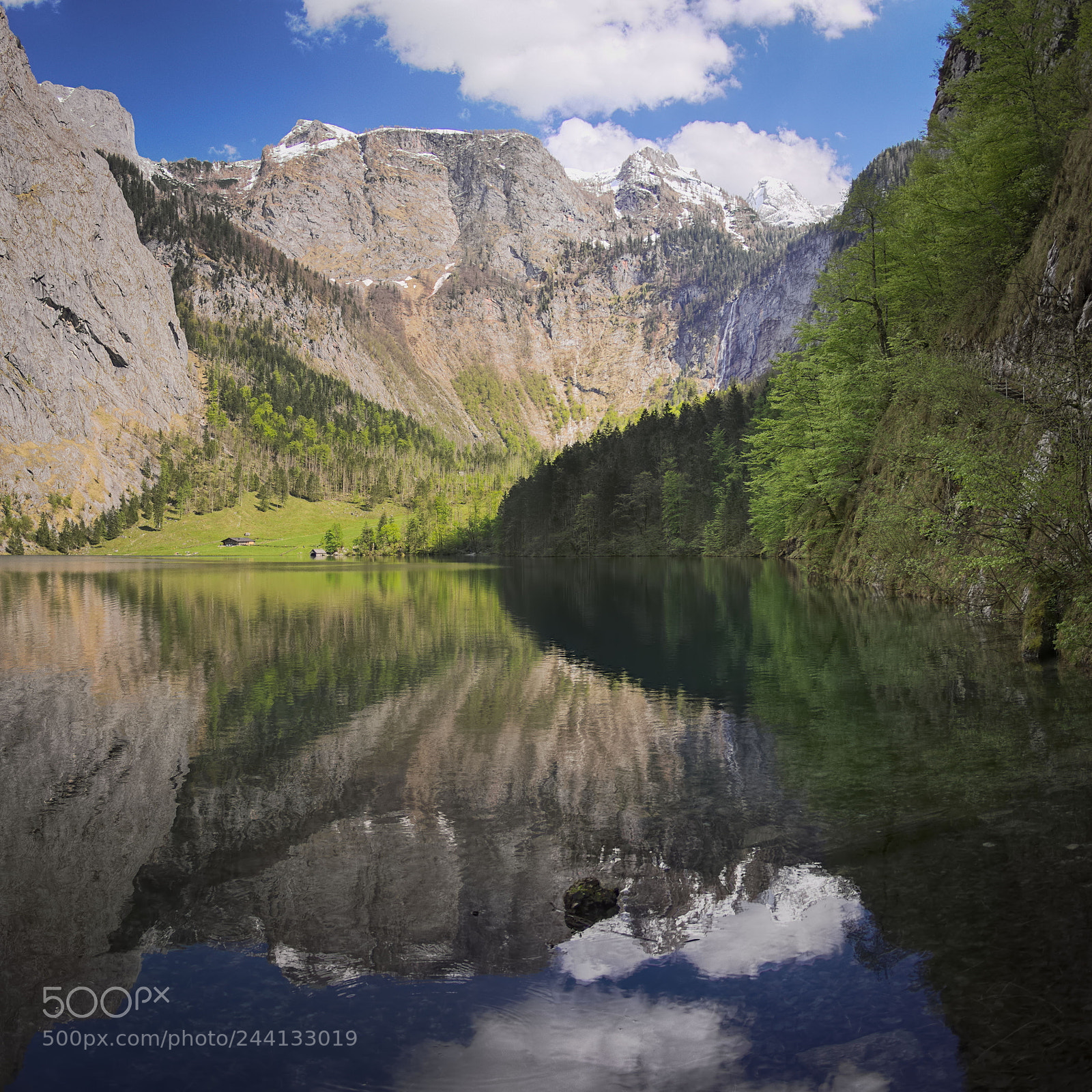 Olympus PEN E-PL5 sample photo. Obersee mirror photography