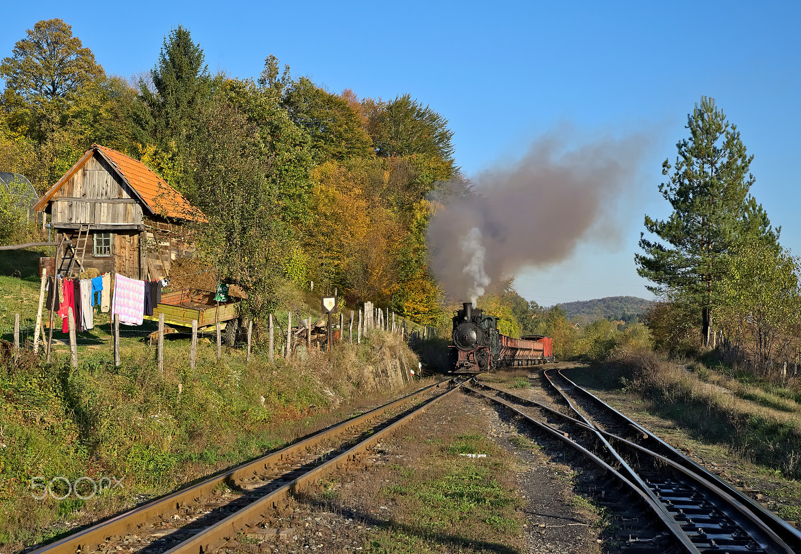 Tamron SP 24-70mm F2.8 Di VC USD sample photo. Steam in the valley photography