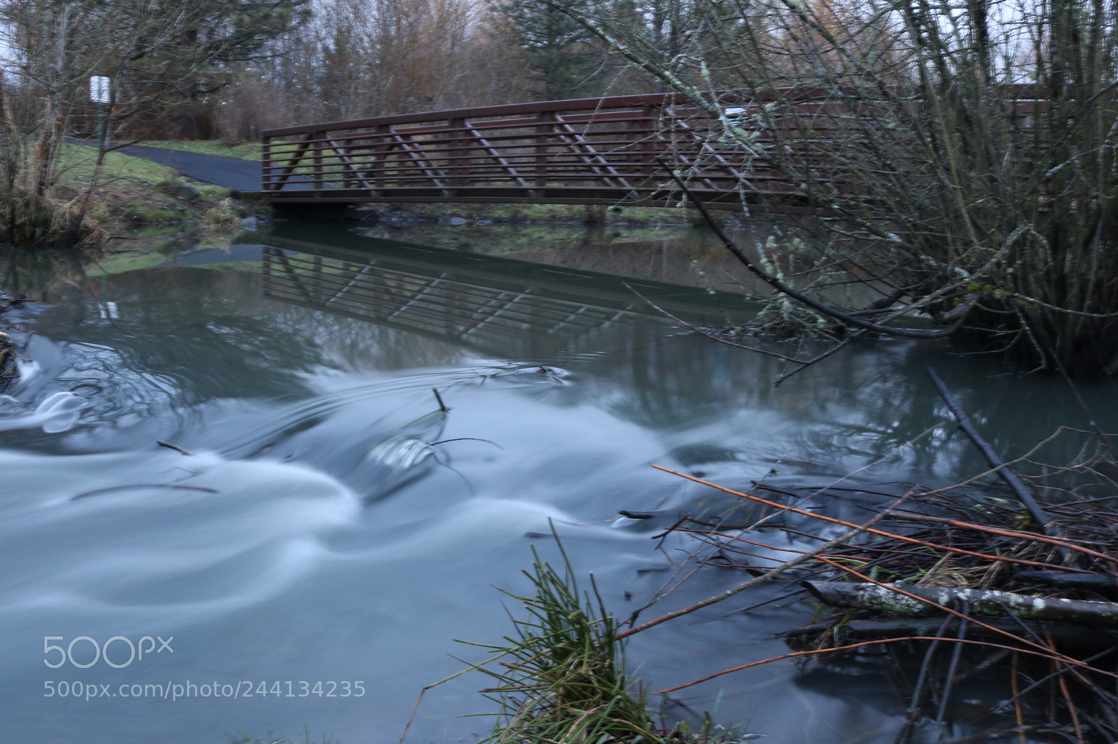Canon EOS 750D (EOS Rebel T6i / EOS Kiss X8i) sample photo. Soft creek in front photography