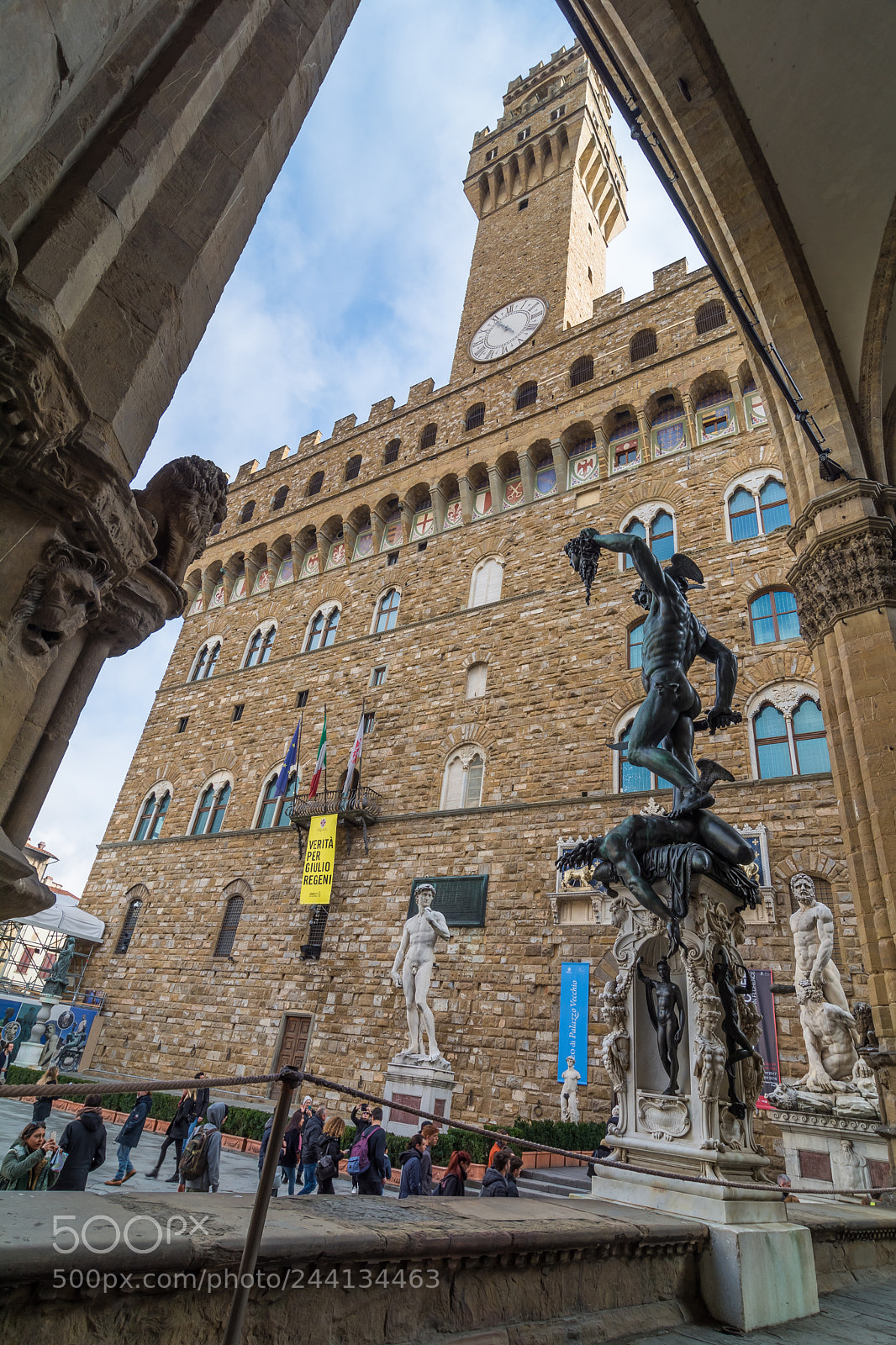 Nikon D7100 sample photo. Piazza della signoria, firenze photography