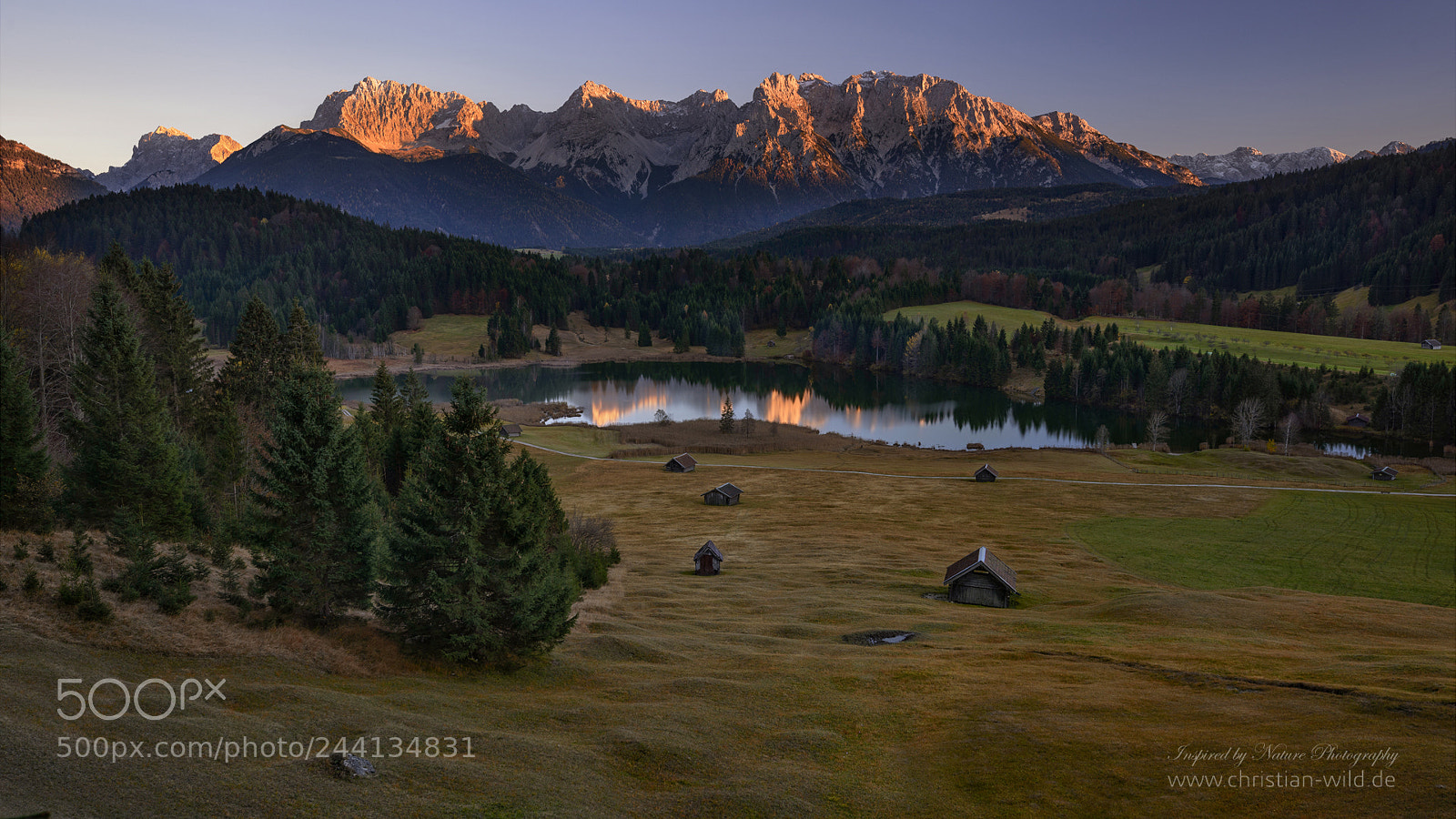 Nikon D800 sample photo. Karwendel glow photography