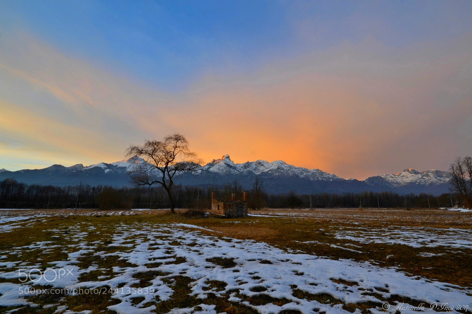 Nikon D3100 sample photo. Campagna al tramonto photography