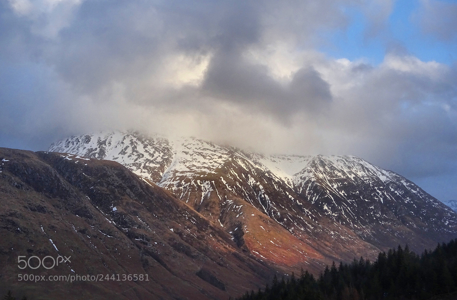 Sony Cyber-shot DSC-WX350 sample photo. Cloud capped ben nevis photography