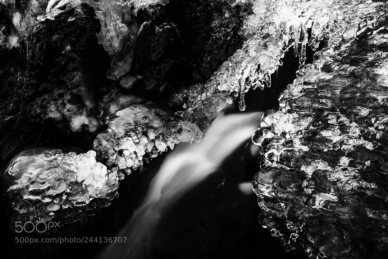 Canon EOS 5DS R sample photo. Water and ice. photography