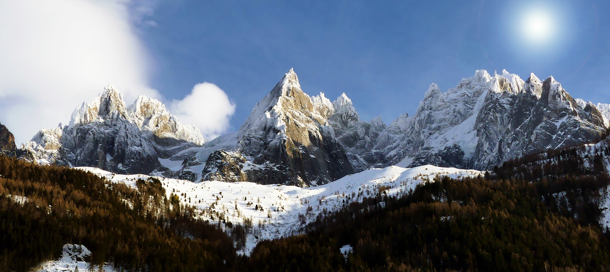 Panasonic DMC-FZ330 sample photo. Above chamonix photography