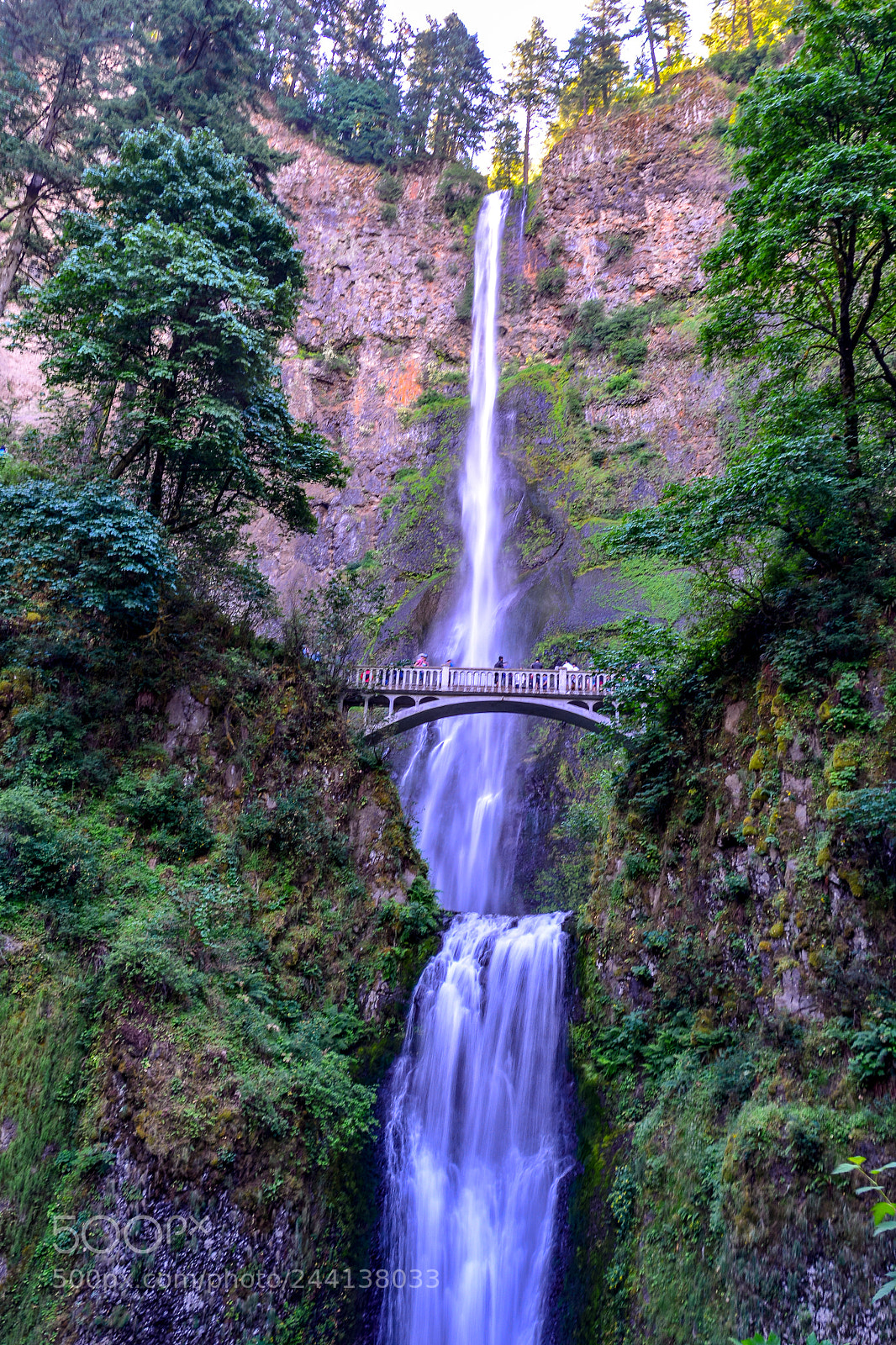 Nikon D7100 sample photo. Oregon waterfall photography