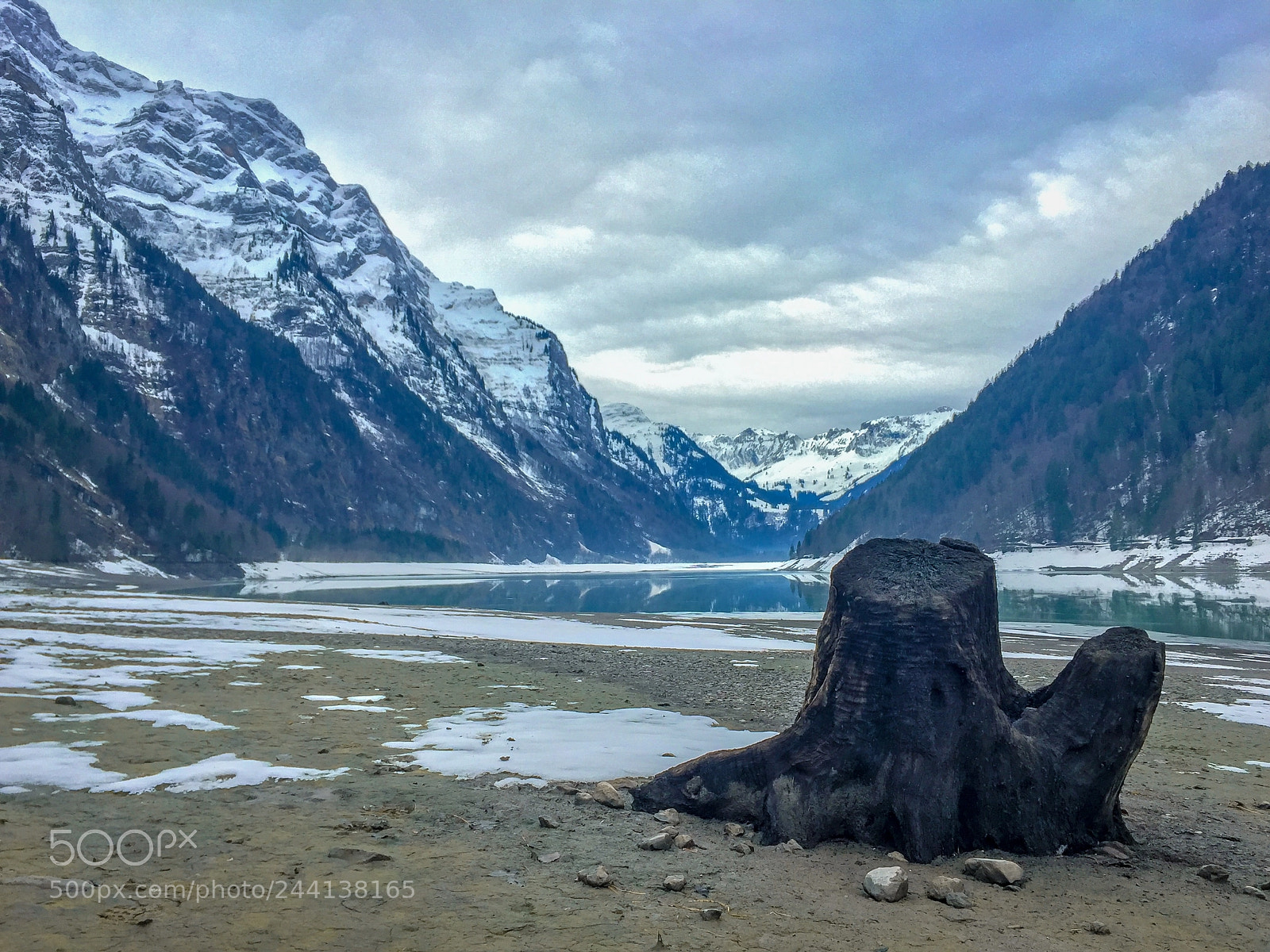 Apple iPhone 6 sample photo. Winter am klöntalersee photography