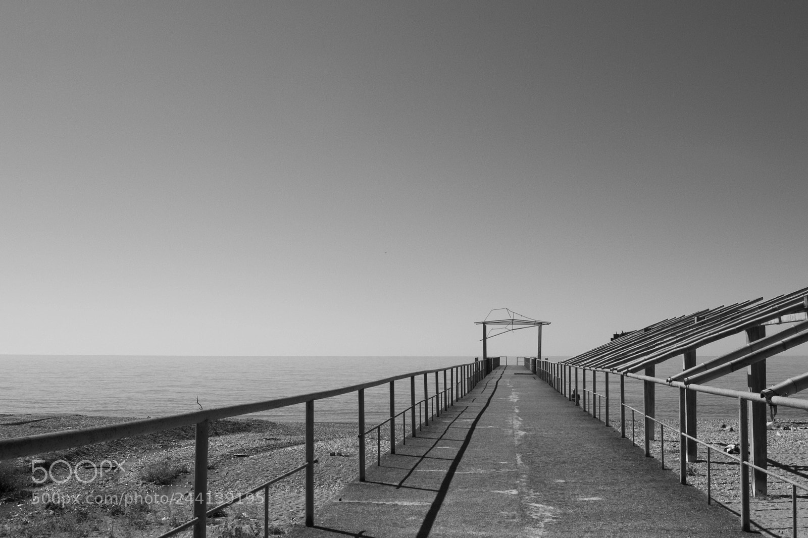 Nikon D3100 sample photo. Pier photography