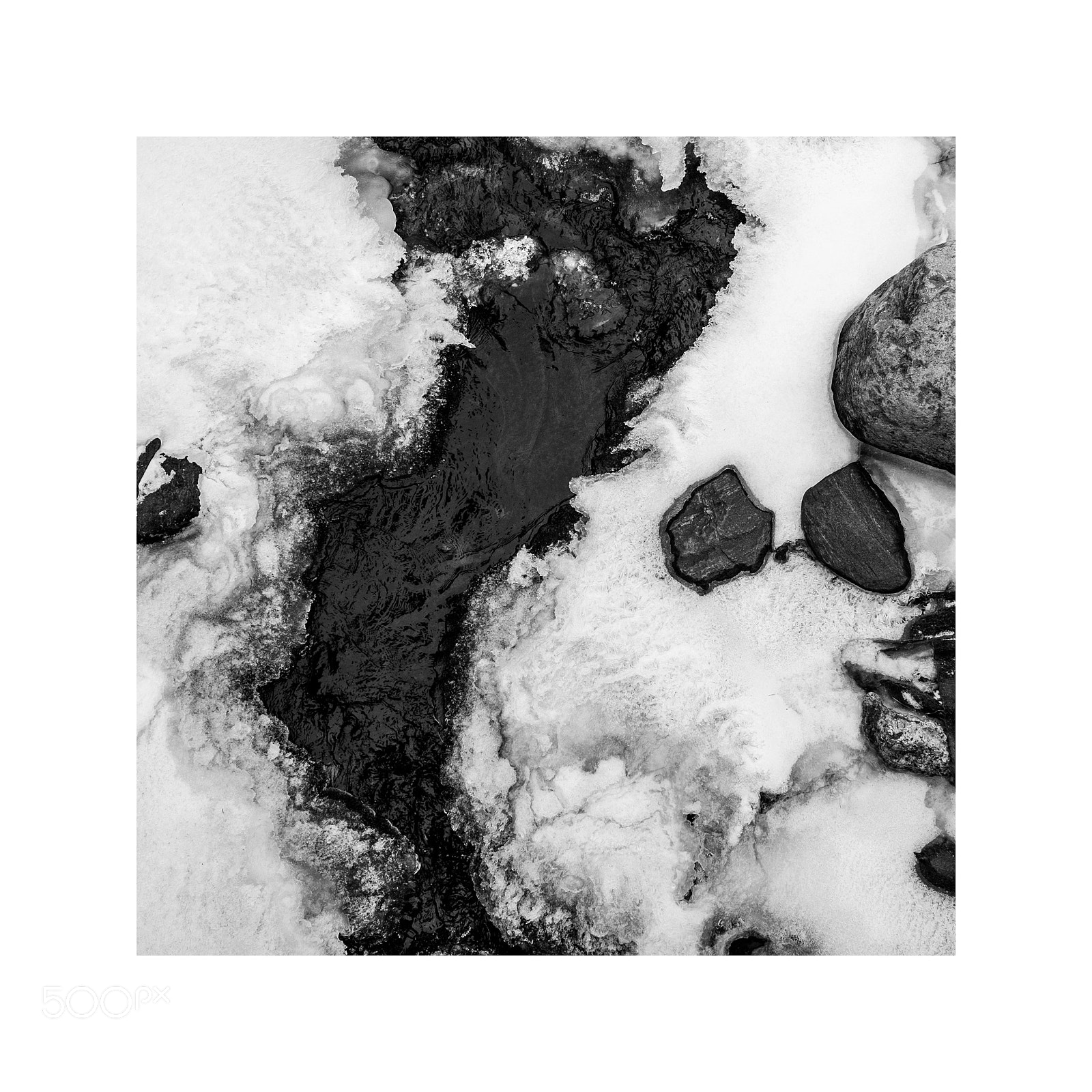 Fujifilm X-Pro1 sample photo. Ice and water photography