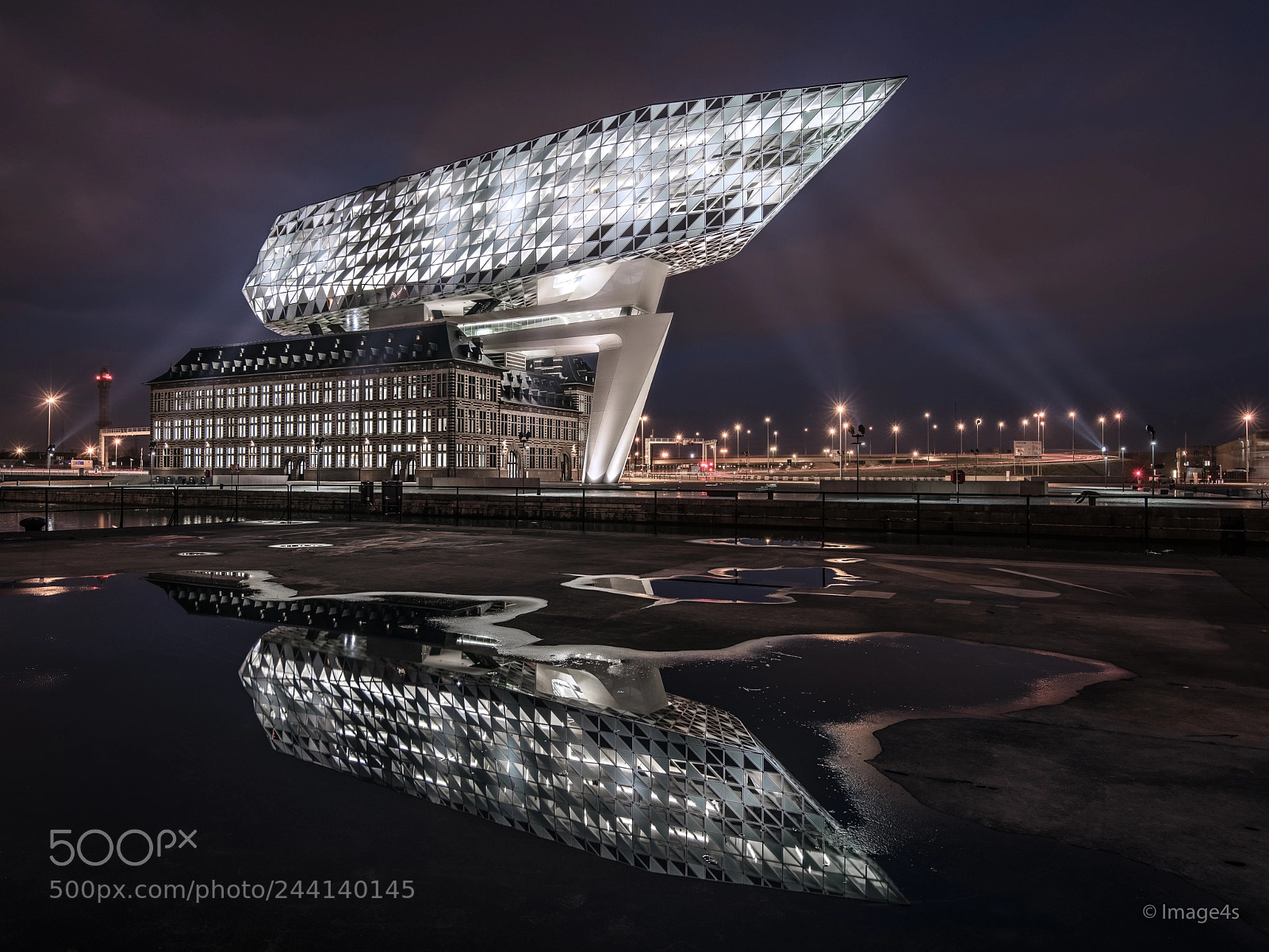 Nikon D850 sample photo. Antwerp port house by photography
