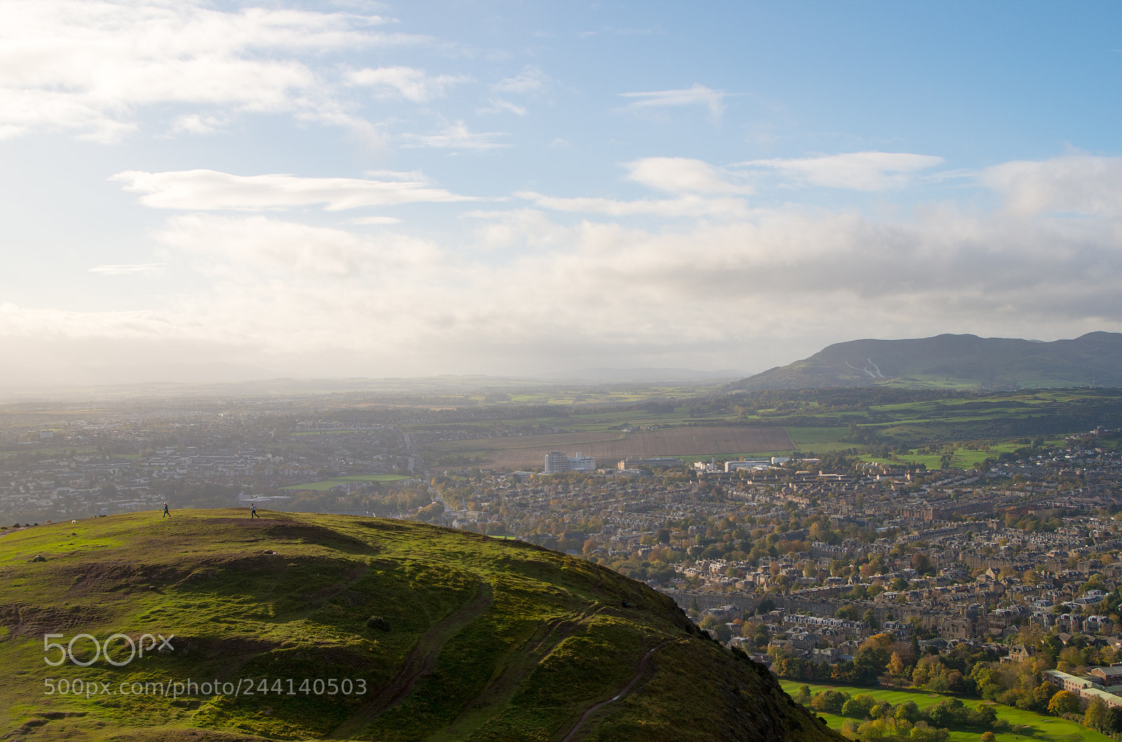 Pentax K-30 sample photo. Edinburgh from arthur's seat photography