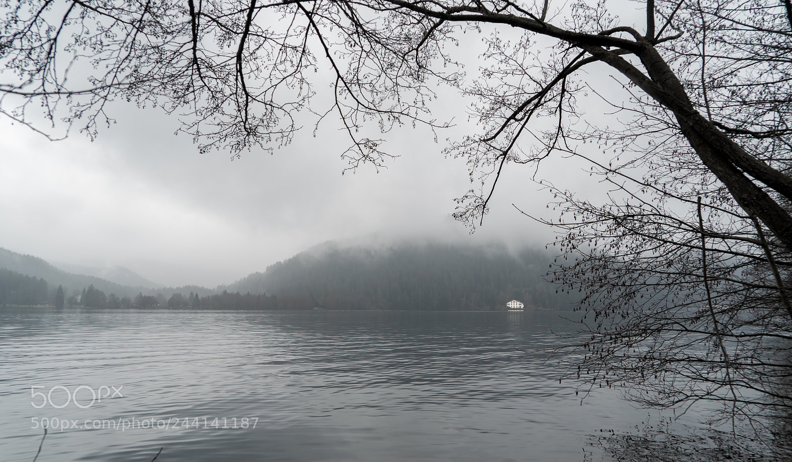Sony a7S sample photo. Lakehouse in the mist photography