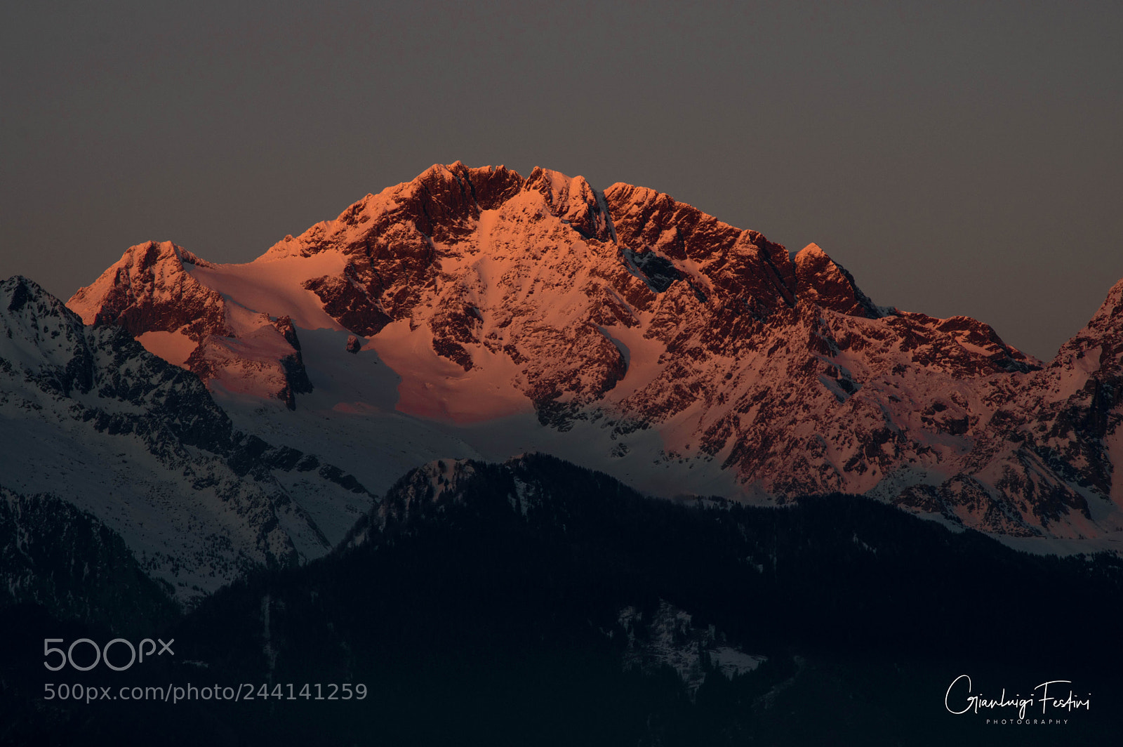 Pentax K-3 sample photo. Tramonto in valtellina photography