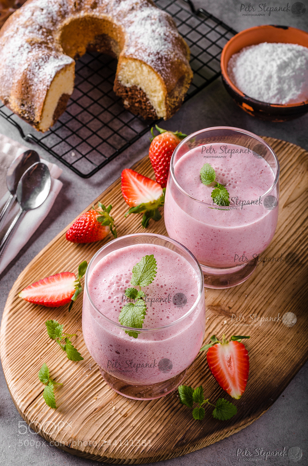 Nikon D7000 sample photo. Strawberries milkshake summer drink photography