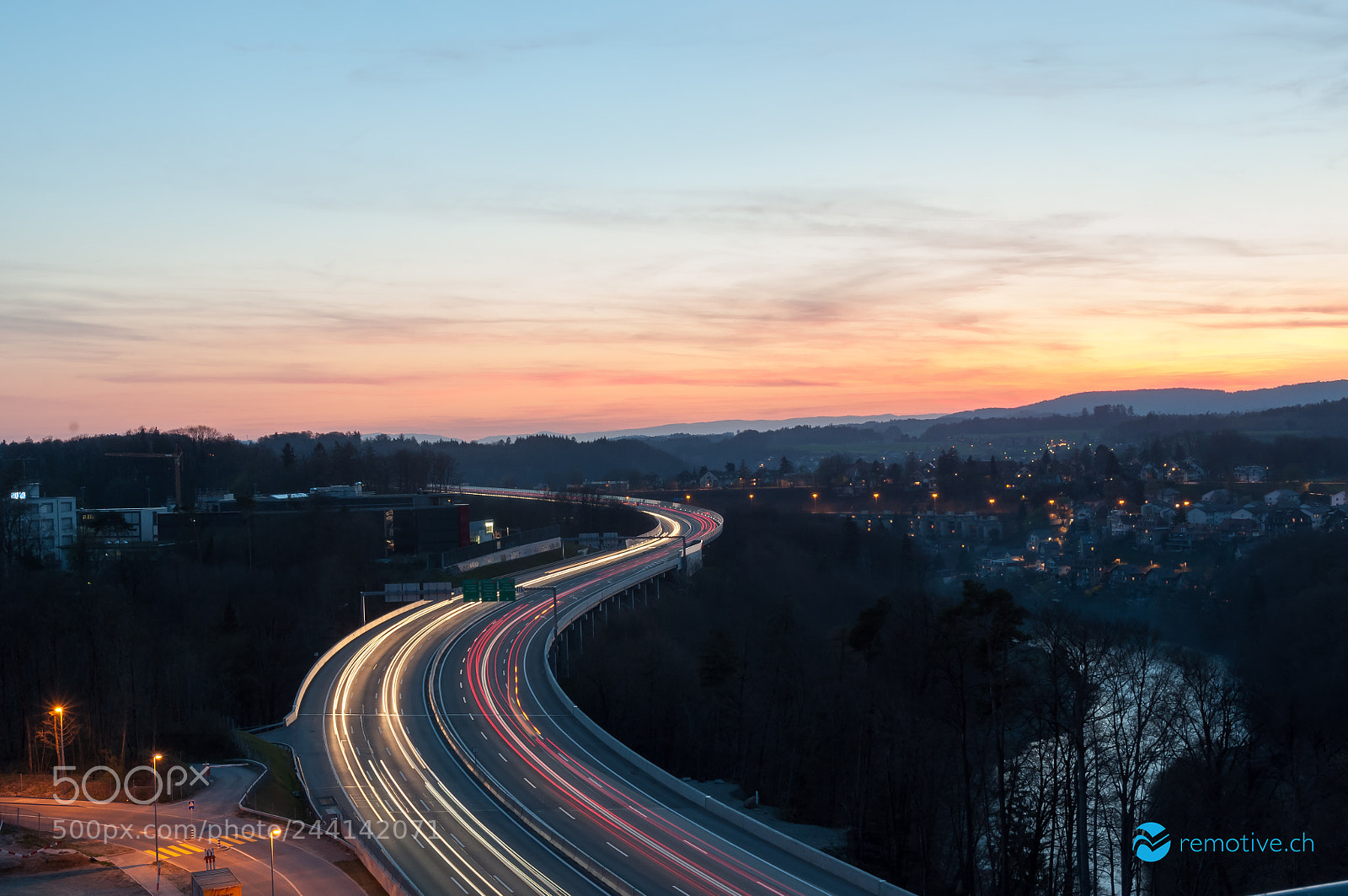 Nikon D90 sample photo. Sunset bern photography