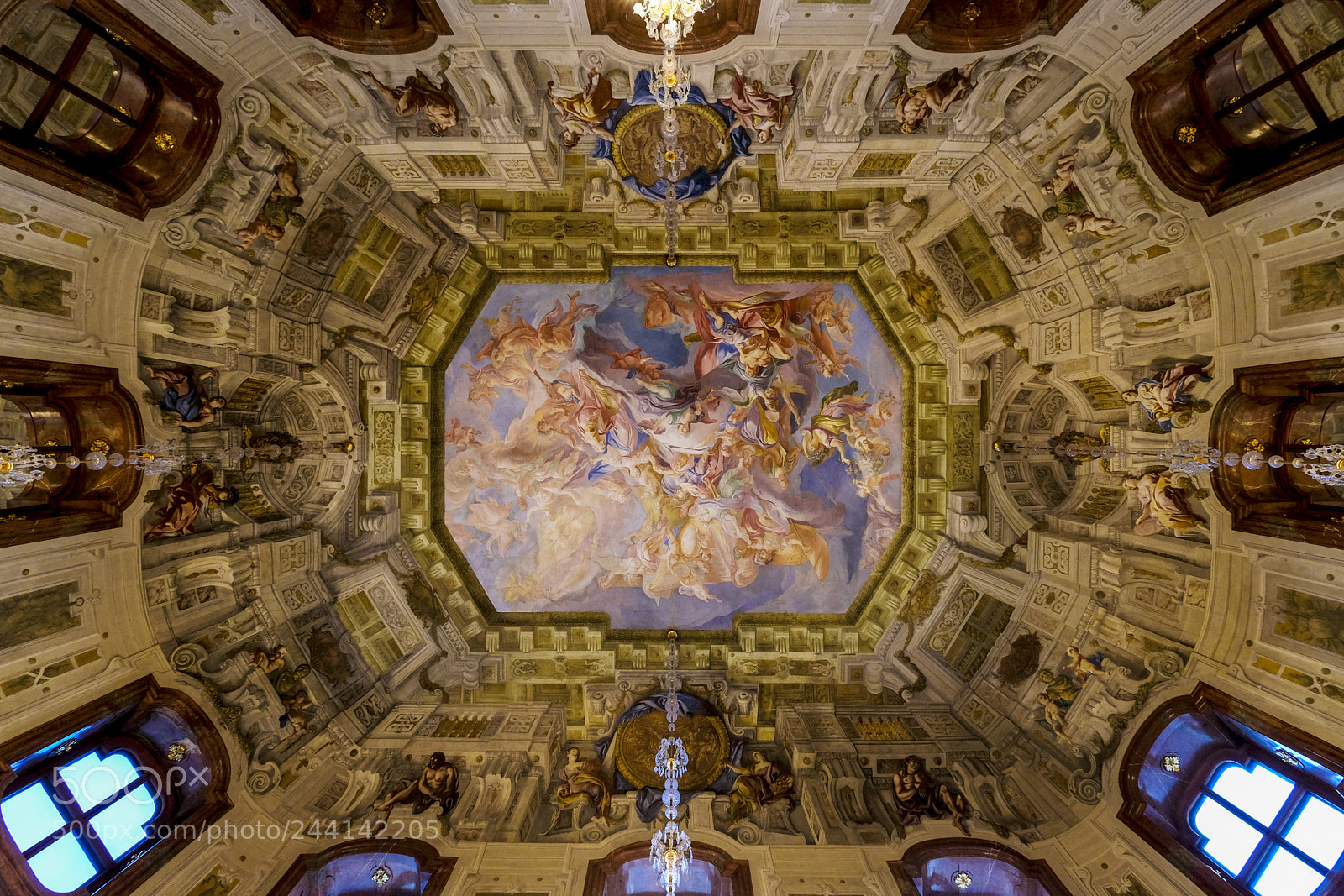 Fujifilm X-T2 sample photo. Belvedere ceiling photography