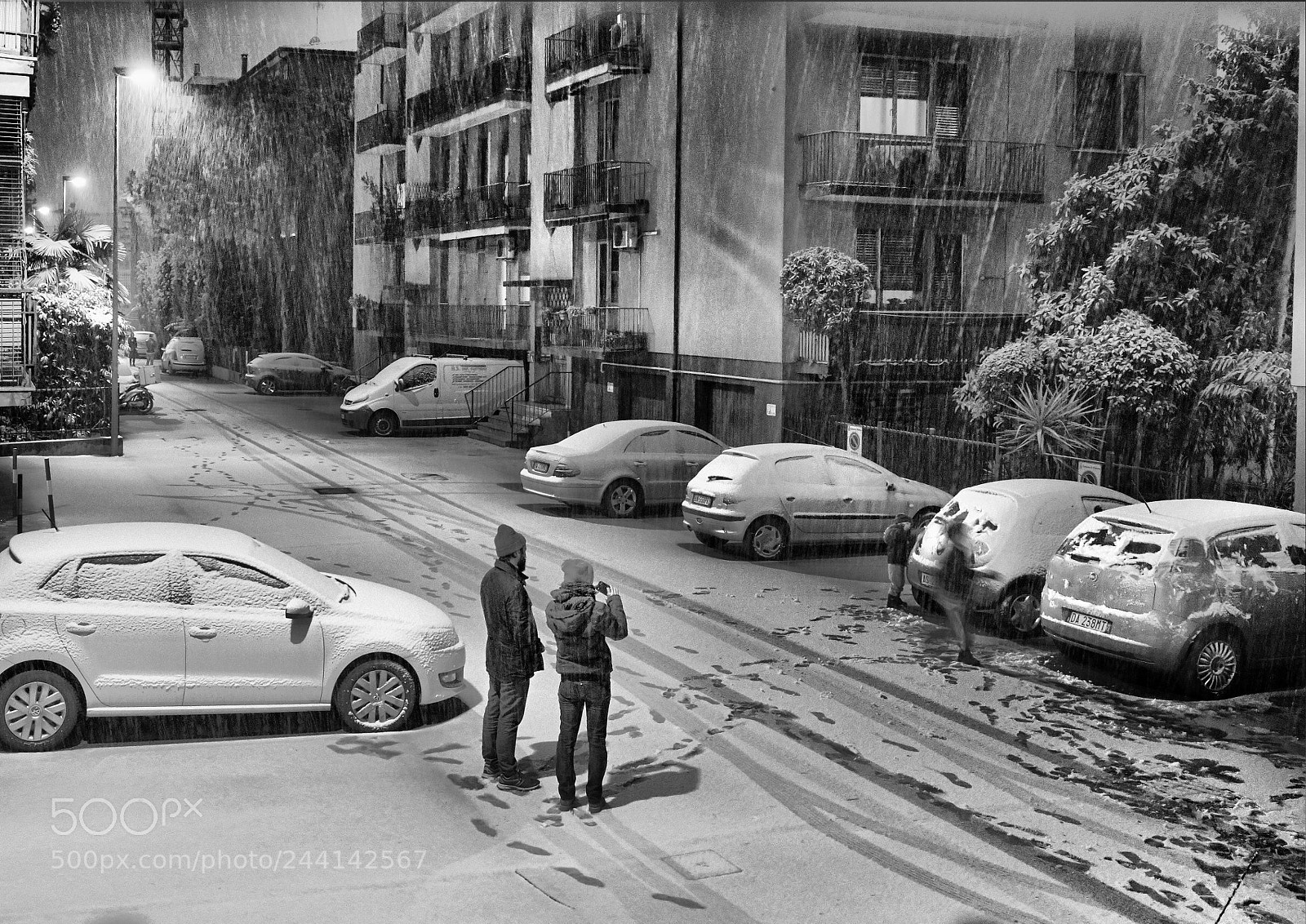 Fujifilm X-T20 sample photo. It's snowing photography