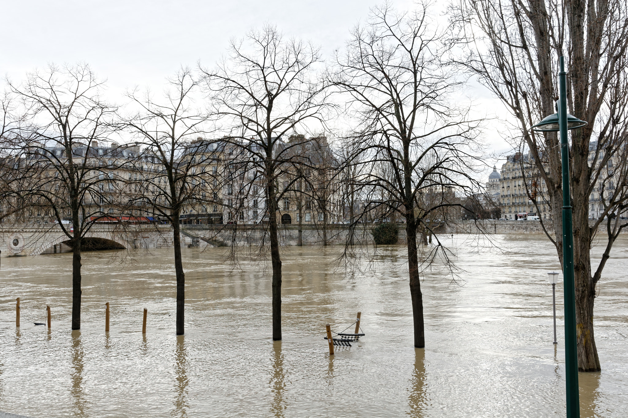 Nikon D7100 sample photo. La seine en crue 2018 - paris photography