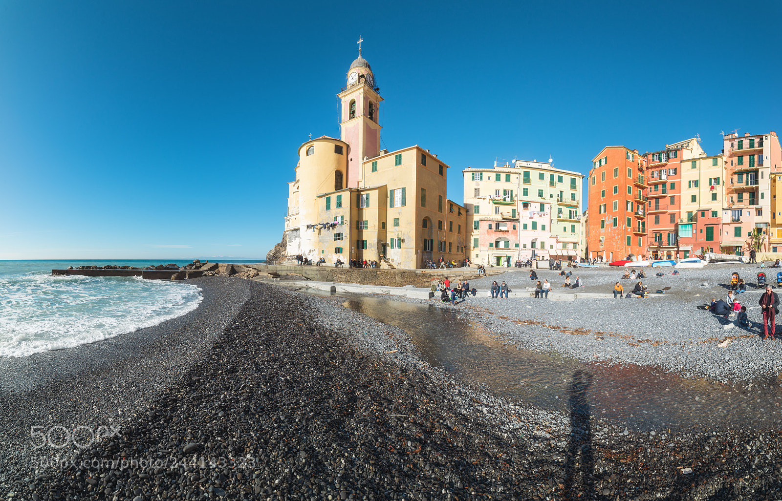 Nikon D610 sample photo. Winter morning in camogli photography