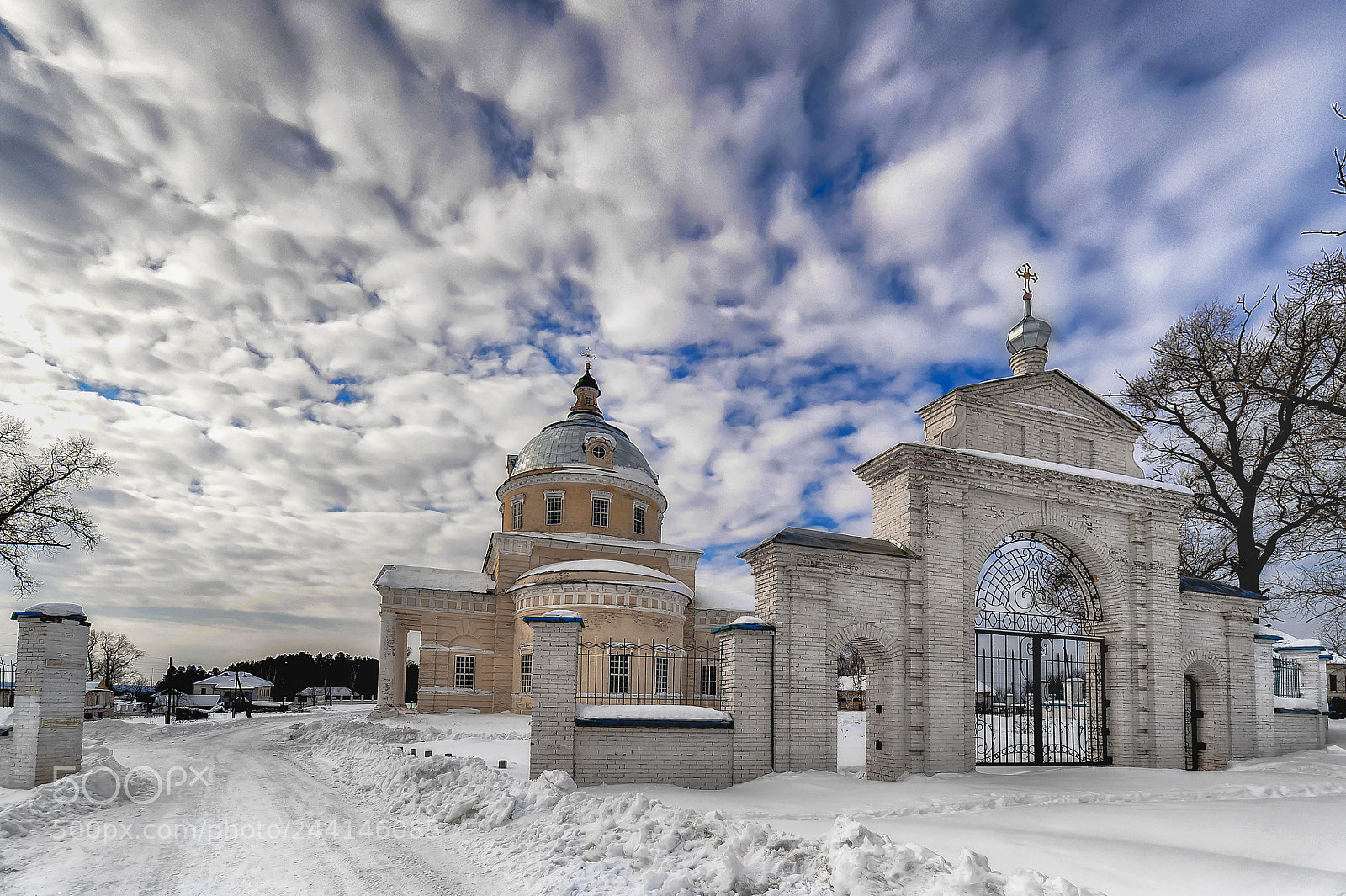 Nikon D3 sample photo. The old church photography