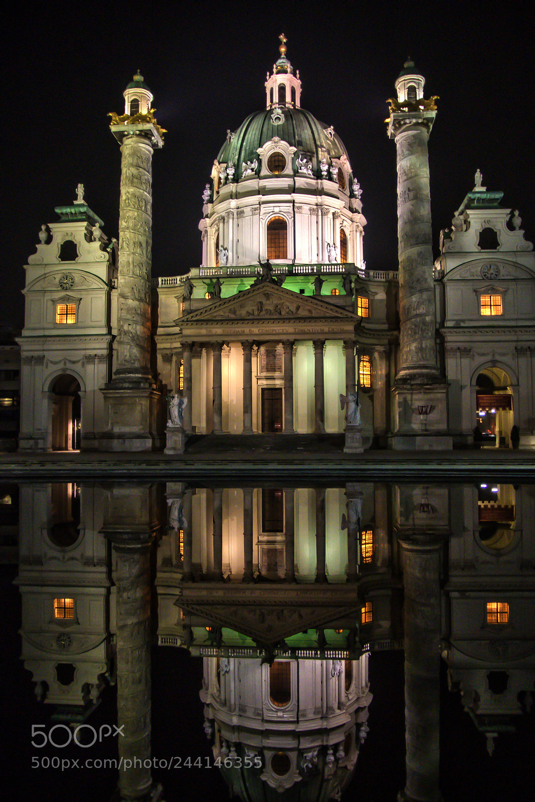 Nikon 1 V1 sample photo. Wiener karlskirche photography