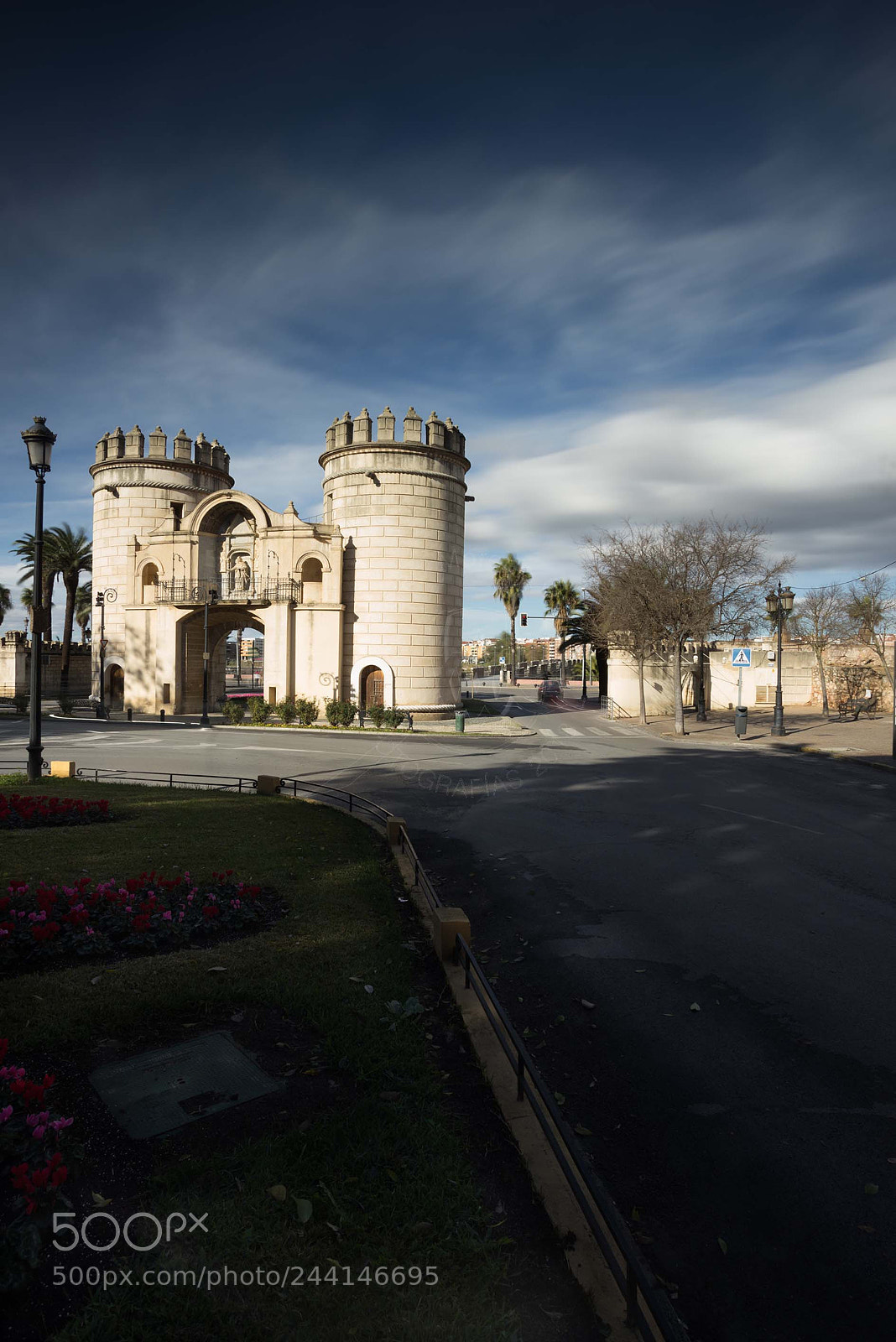 Sony a7R sample photo. Puerta de palmas, badajoz photography
