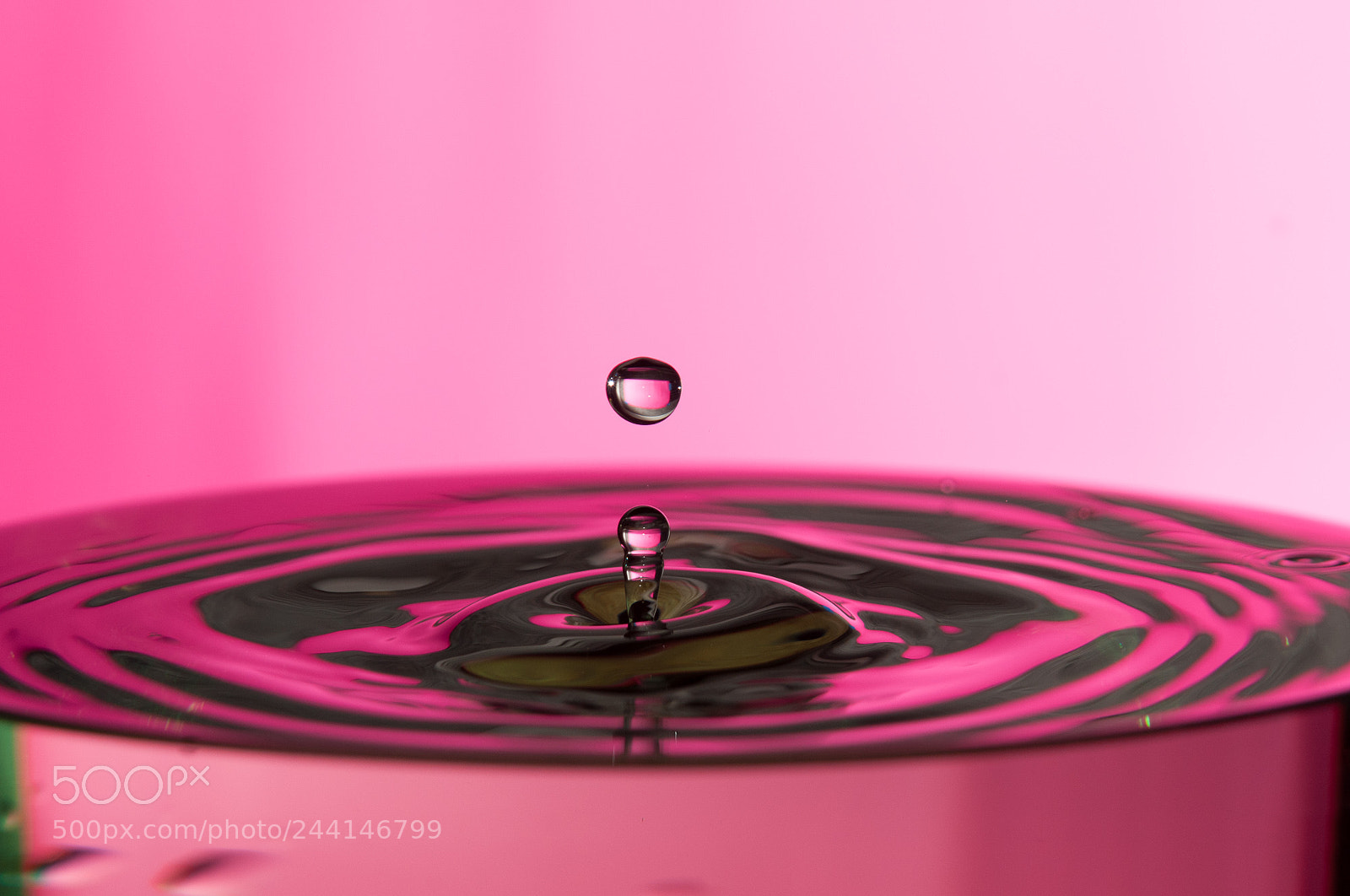 Nikon D300 sample photo. Water droplet photography