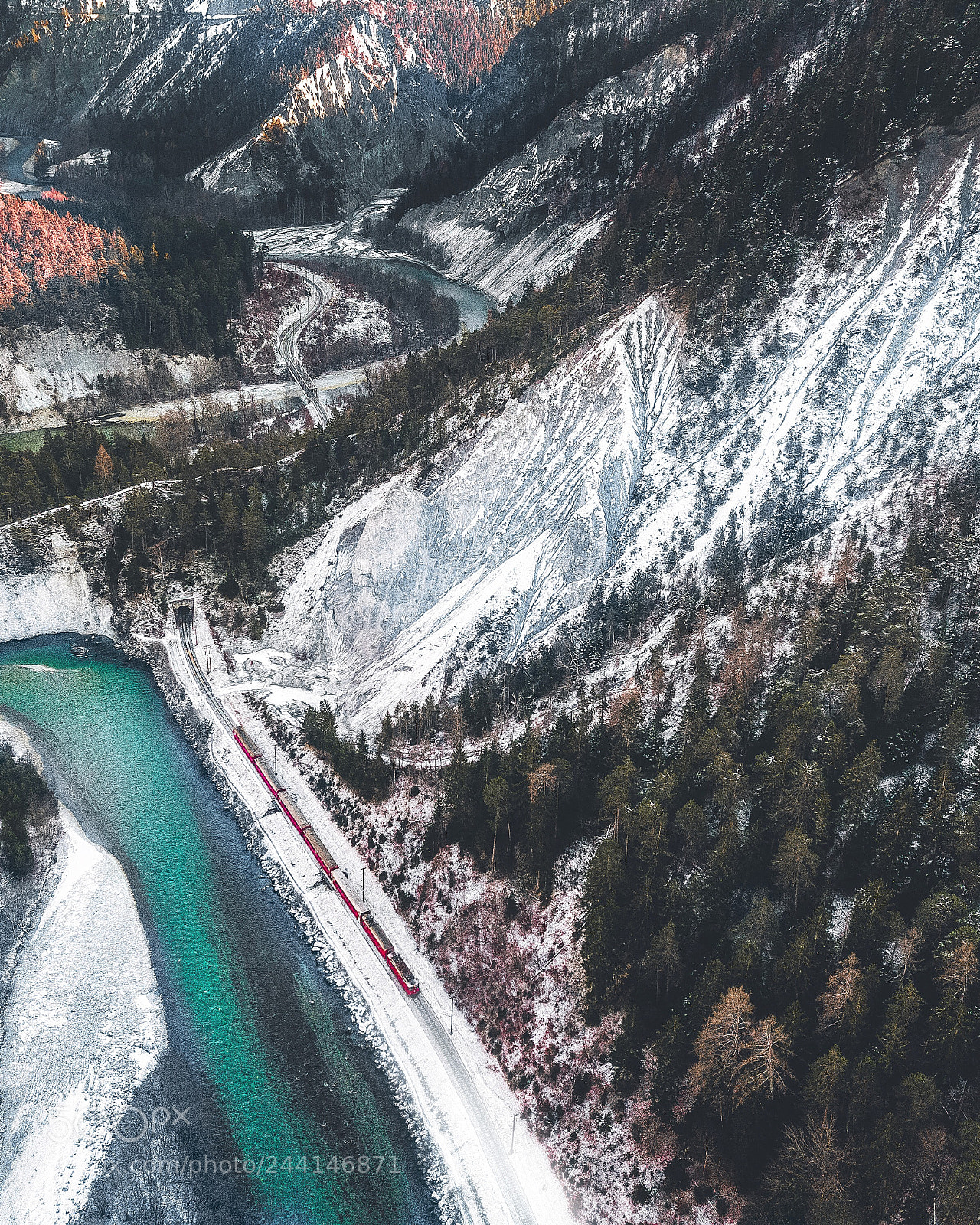 DJI FC220 sample photo. Rheinschlucht photography