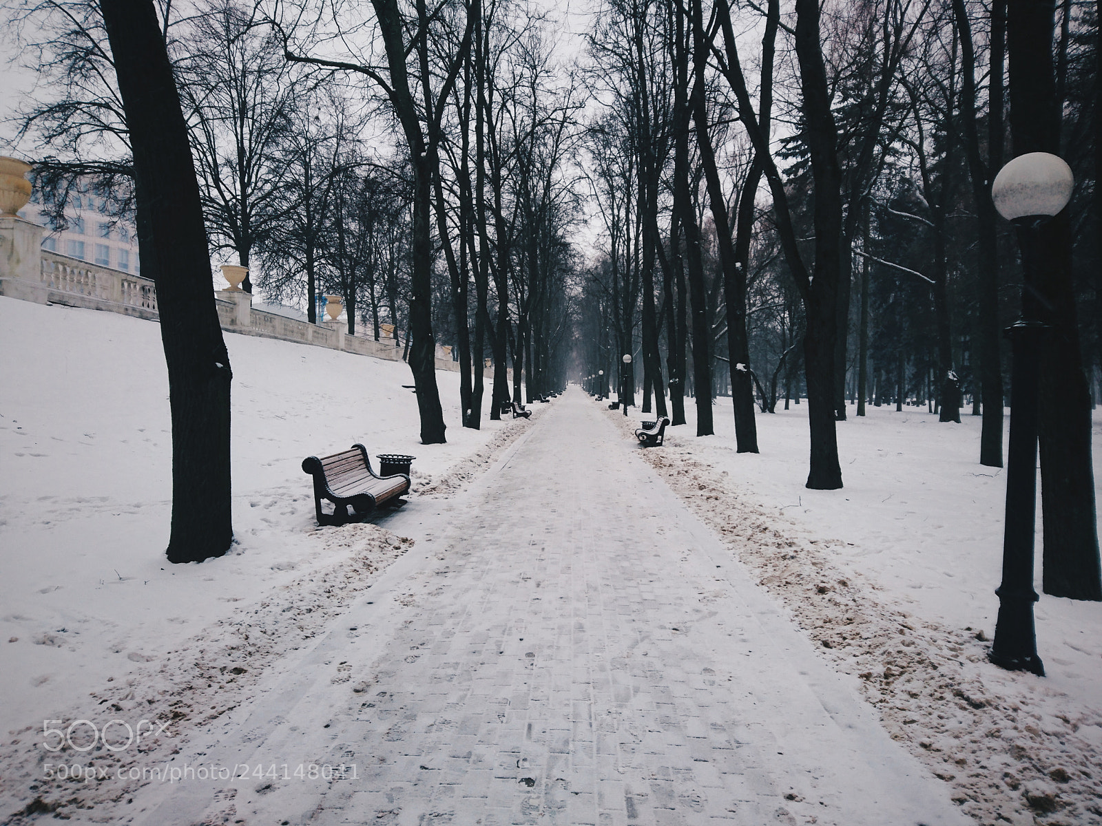 Sony Xperia Z5 sample photo. Snowy minsk photography