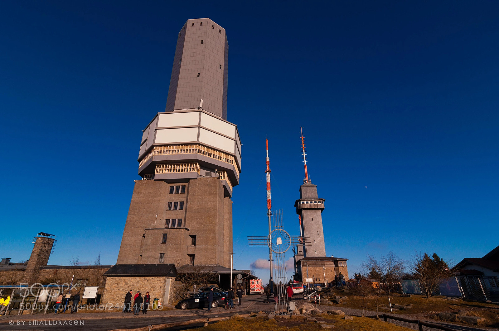 Nikon D5000 sample photo. Radio tower feldberg photography