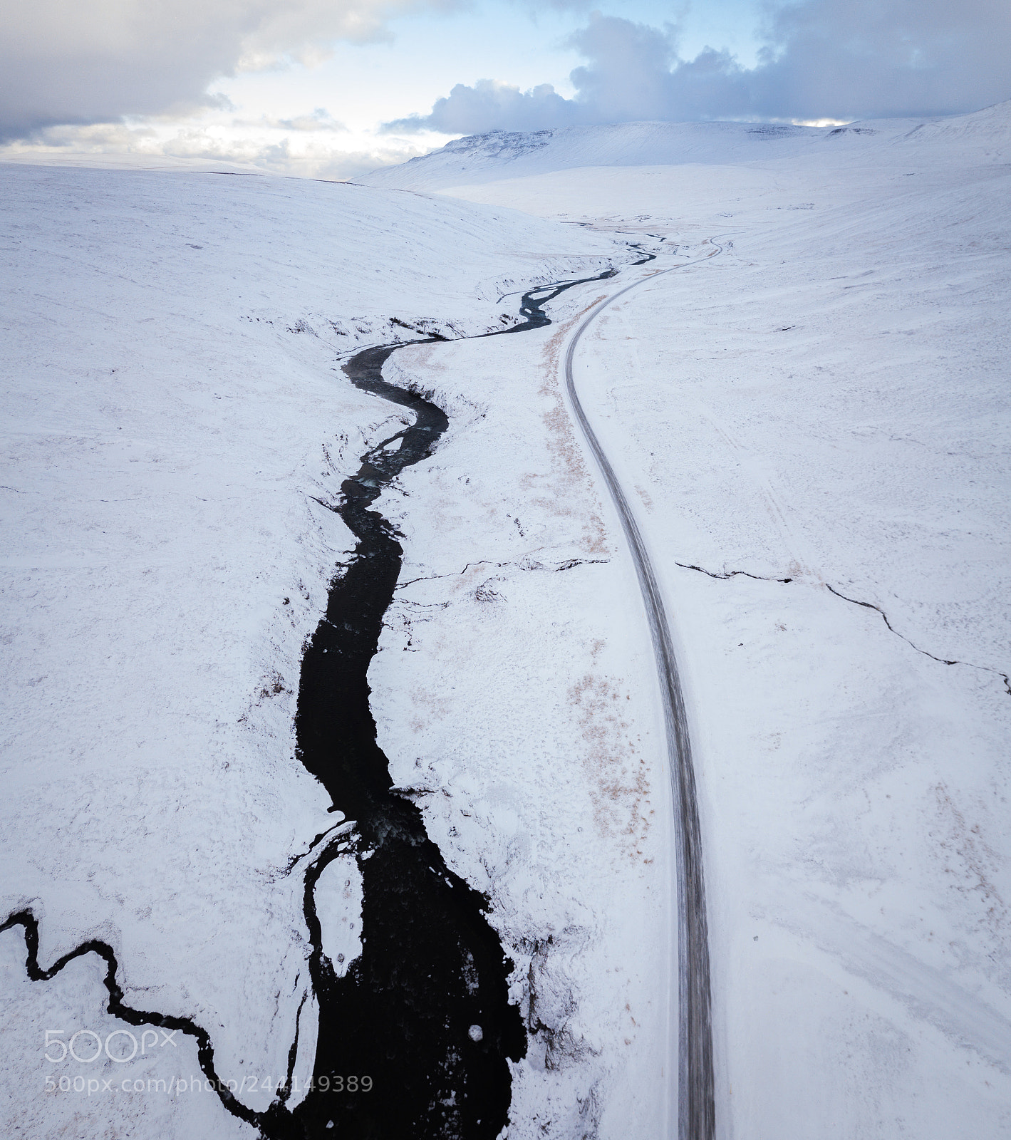 DJI FC220 sample photo. The land of ice photography