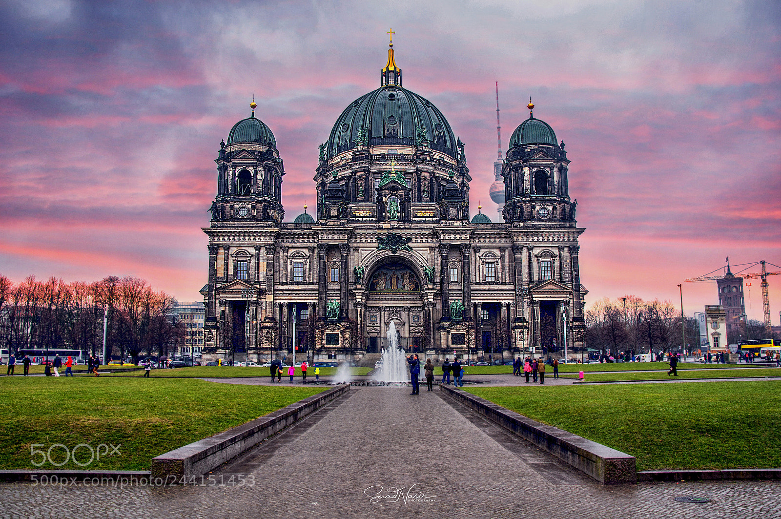 Nikon D5000 sample photo. Berlin cathedra photography