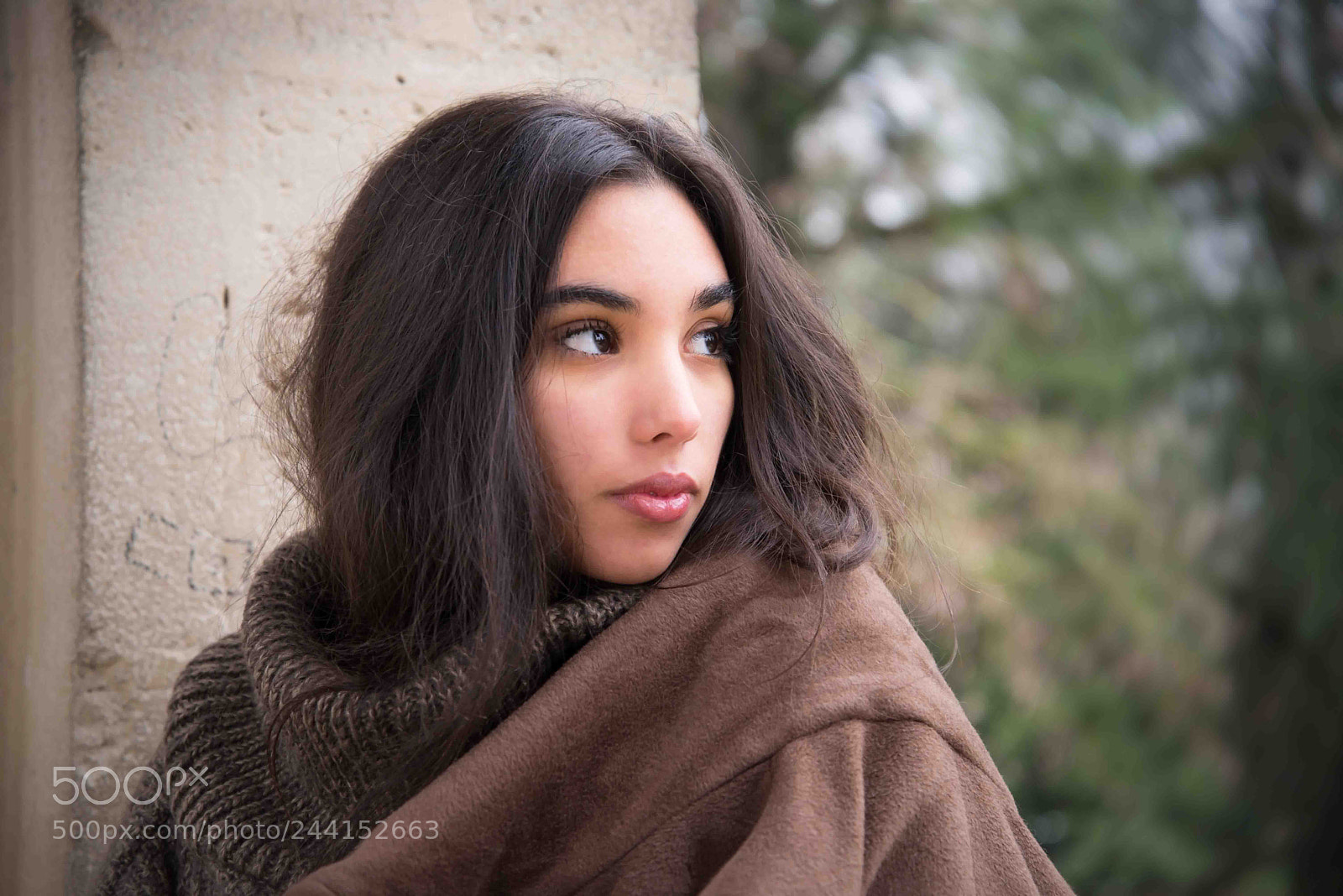 Nikon D610 sample photo. Winter portrait photography