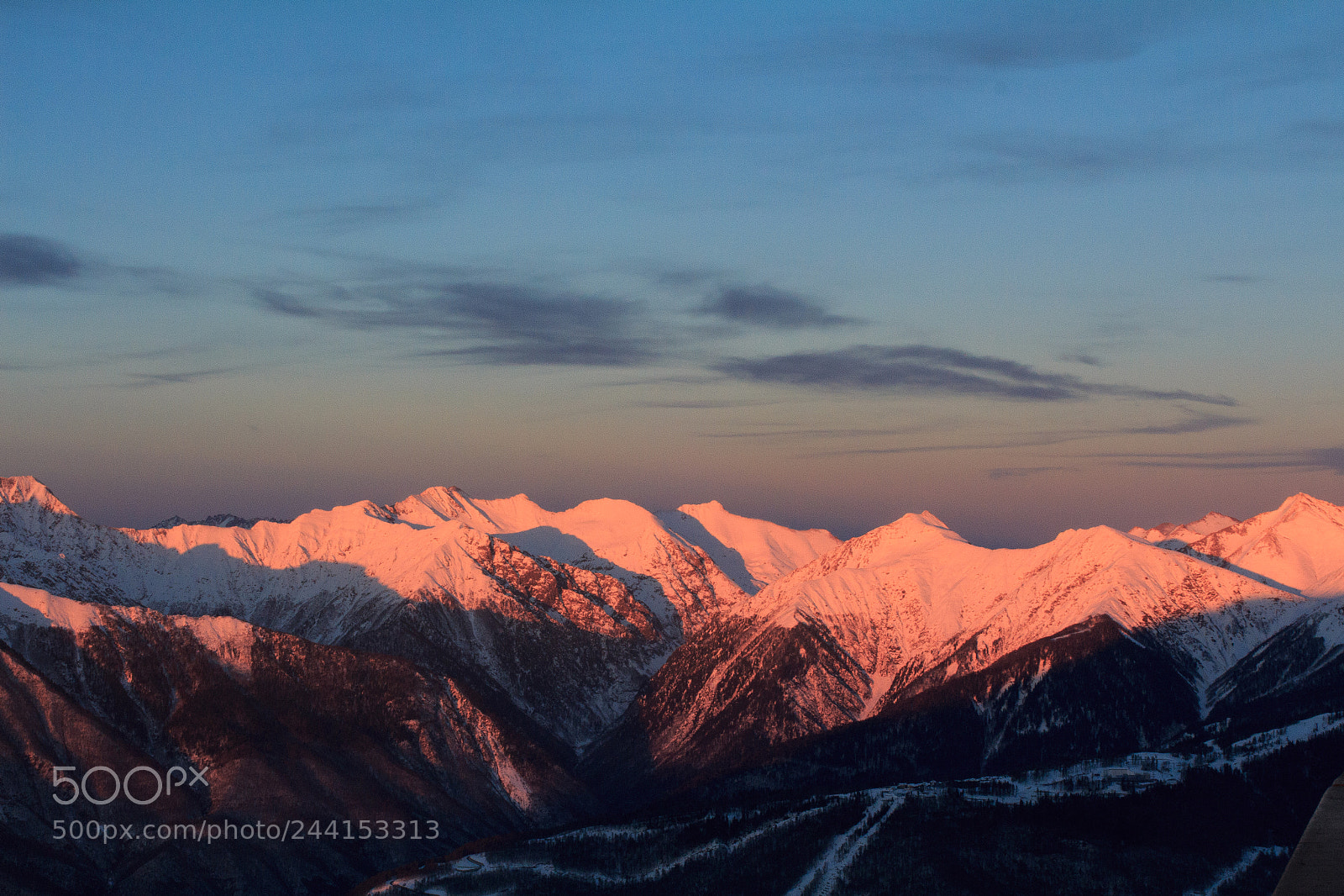 Canon EOS 650D (EOS Rebel T4i / EOS Kiss X6i) sample photo. Pink caucasian mountains photography