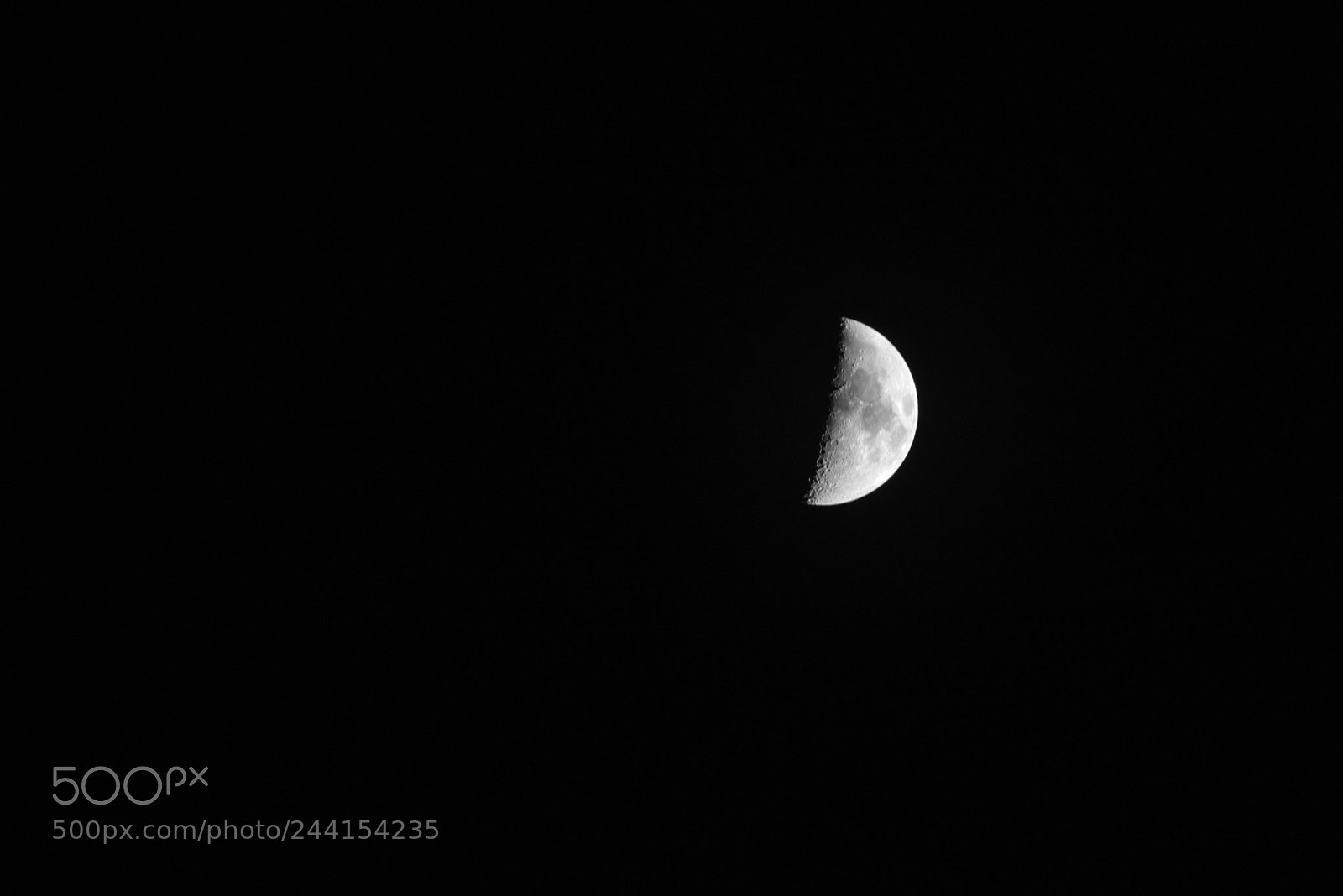 Canon EOS 450D (EOS Rebel XSi / EOS Kiss X2) sample photo. Moon photography