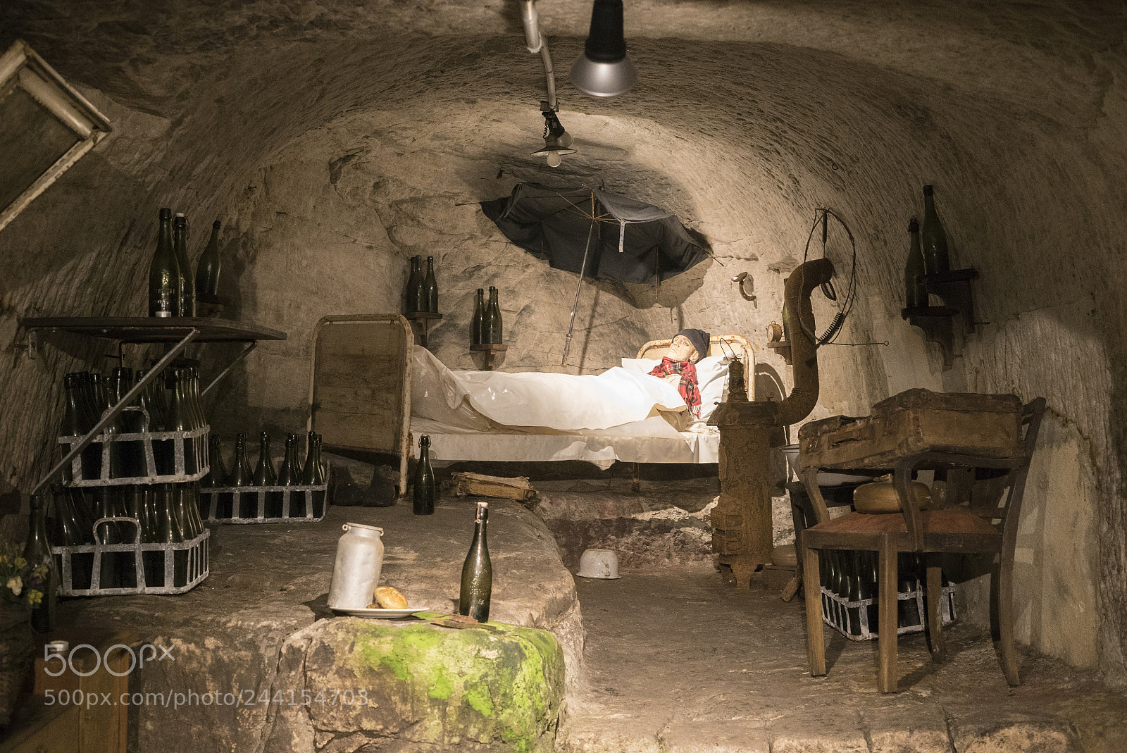 Sony a7S II sample photo. Bayreuth catacombs photography
