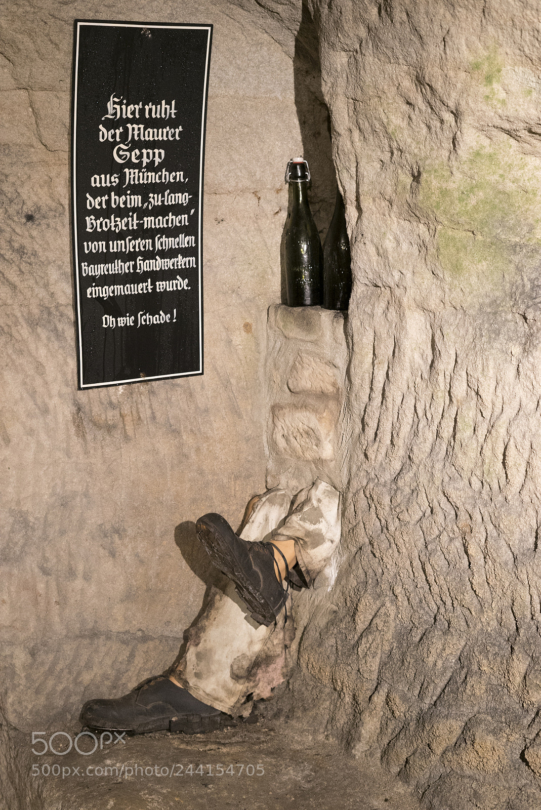 Sony a7S II sample photo. Bayreuth catacombs photography