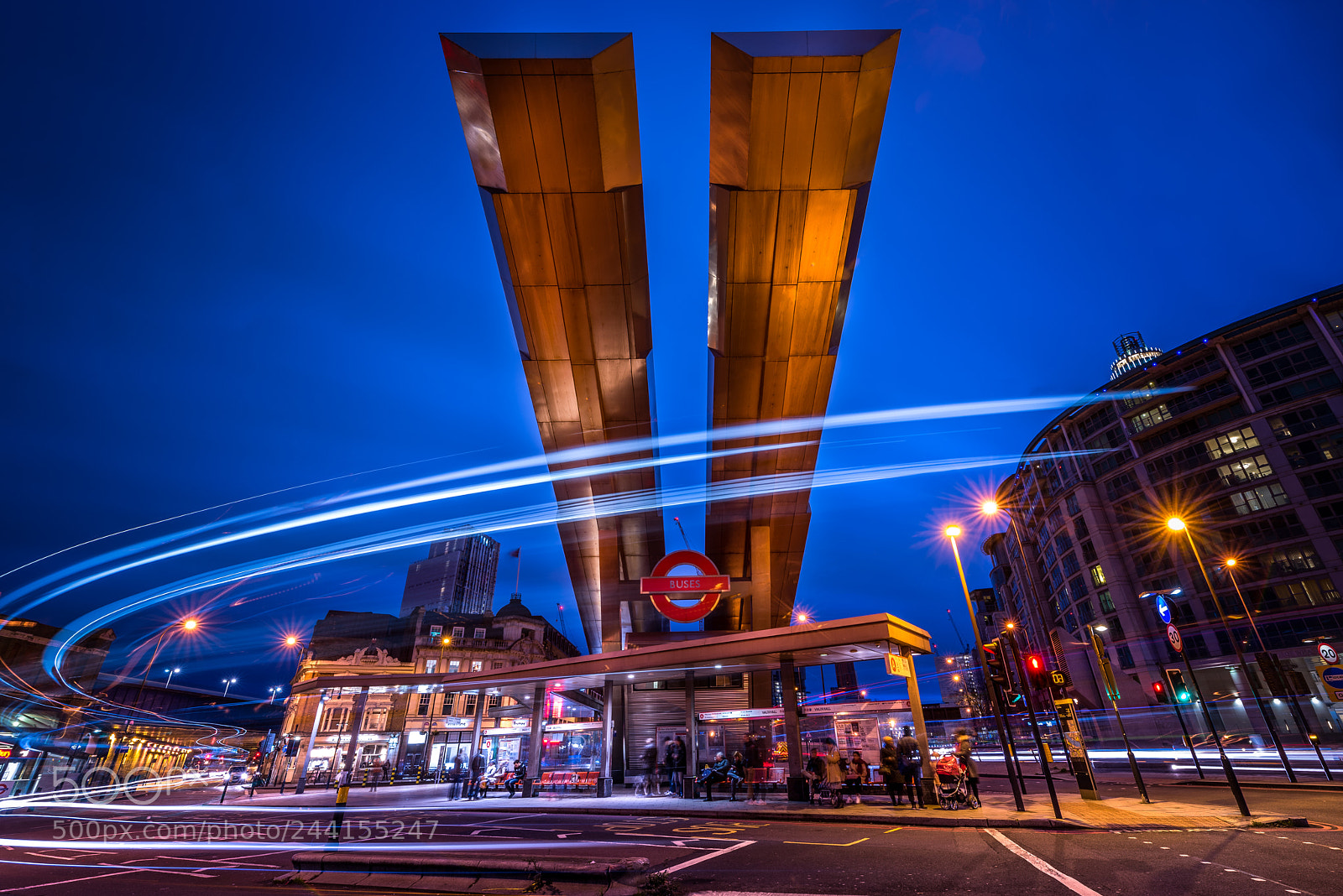 Nikon D810 sample photo. Vauxhall bus station photography